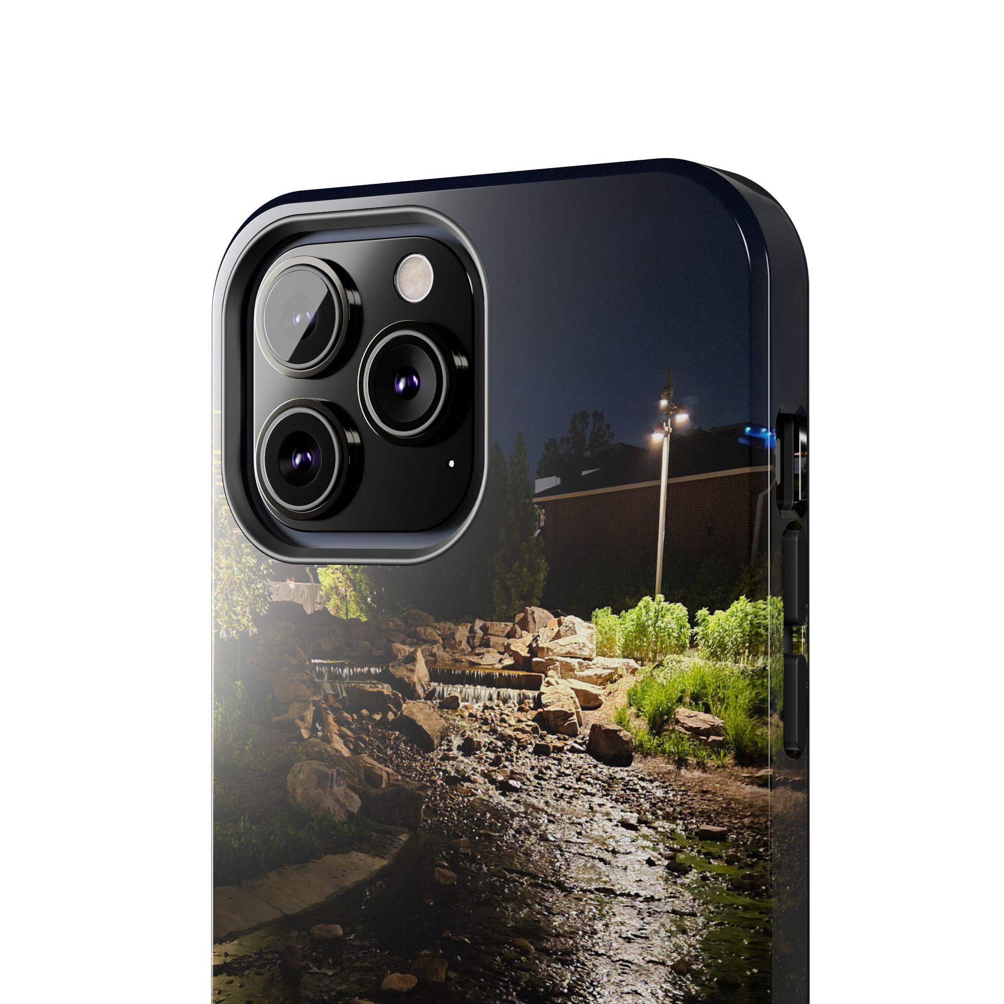 Night River Phone Case — Moody Outdoor Landscape Protective Cover