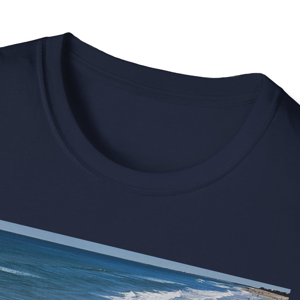 Beach Waves Photo T-Shirt — Coastal Ocean Surf Graphic Tee
