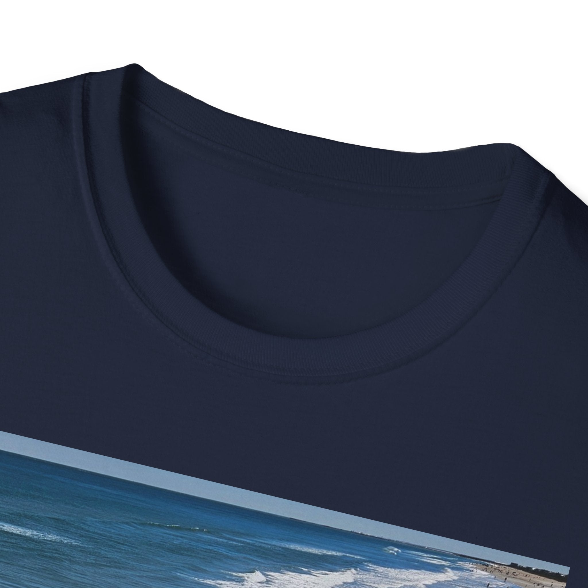 Beach Waves Photo T-Shirt — Coastal Ocean Surf Graphic Tee