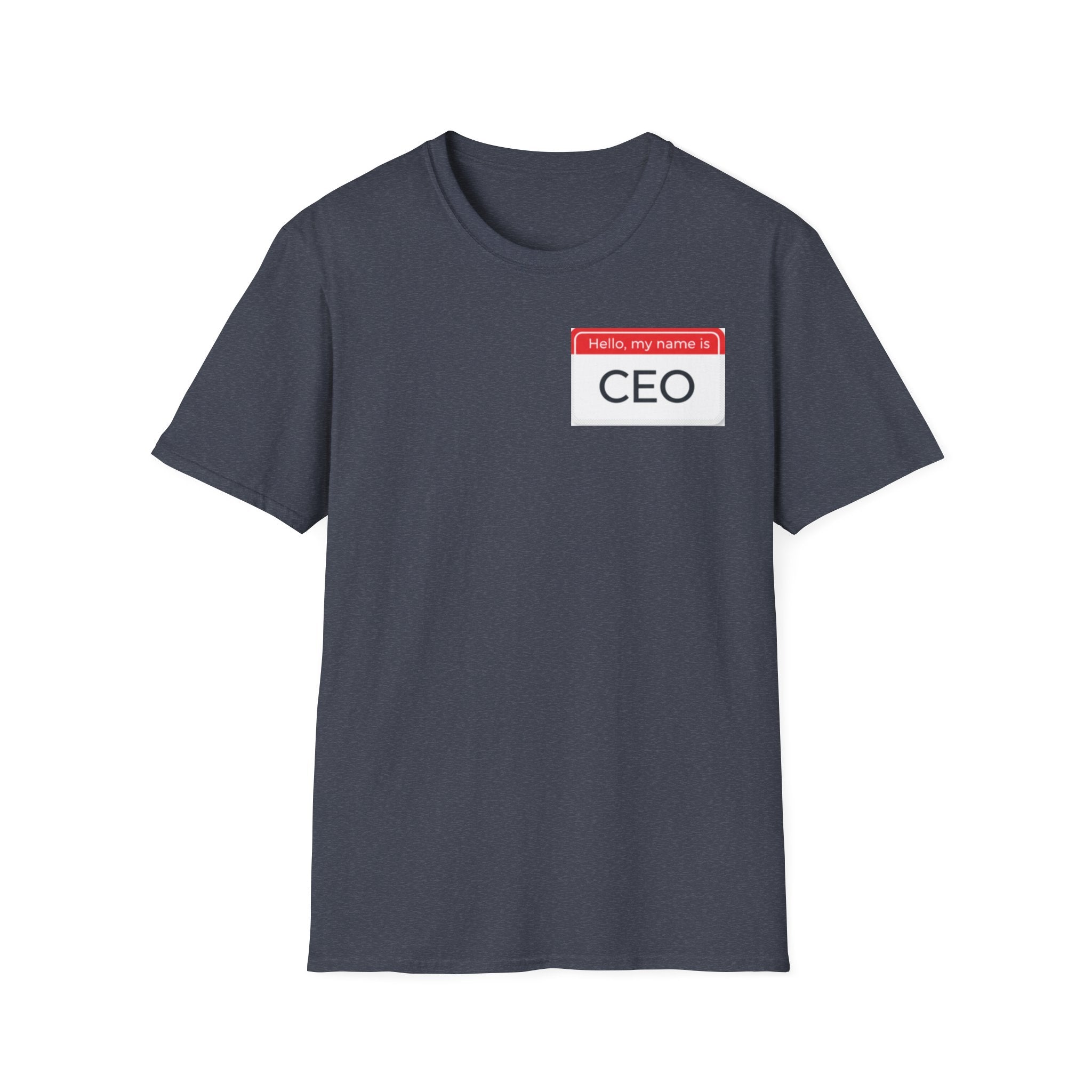 Hello My Name Is CEO T-Shirt | Name Tag Novelty Tee