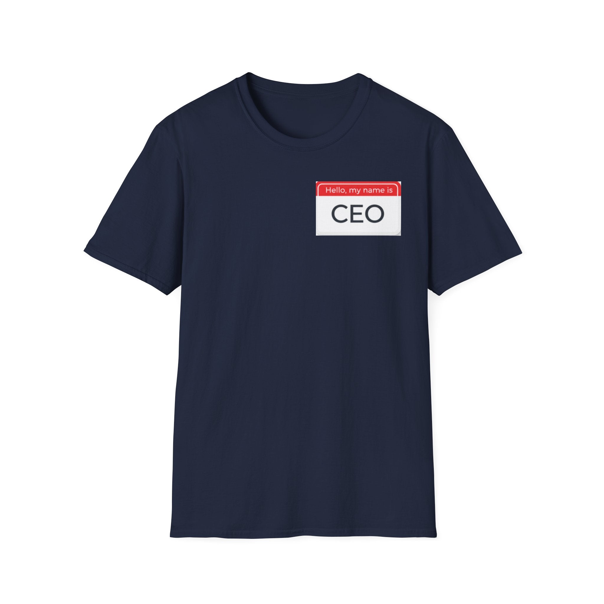 Hello My Name Is CEO T-Shirt | Name Tag Novelty Tee
