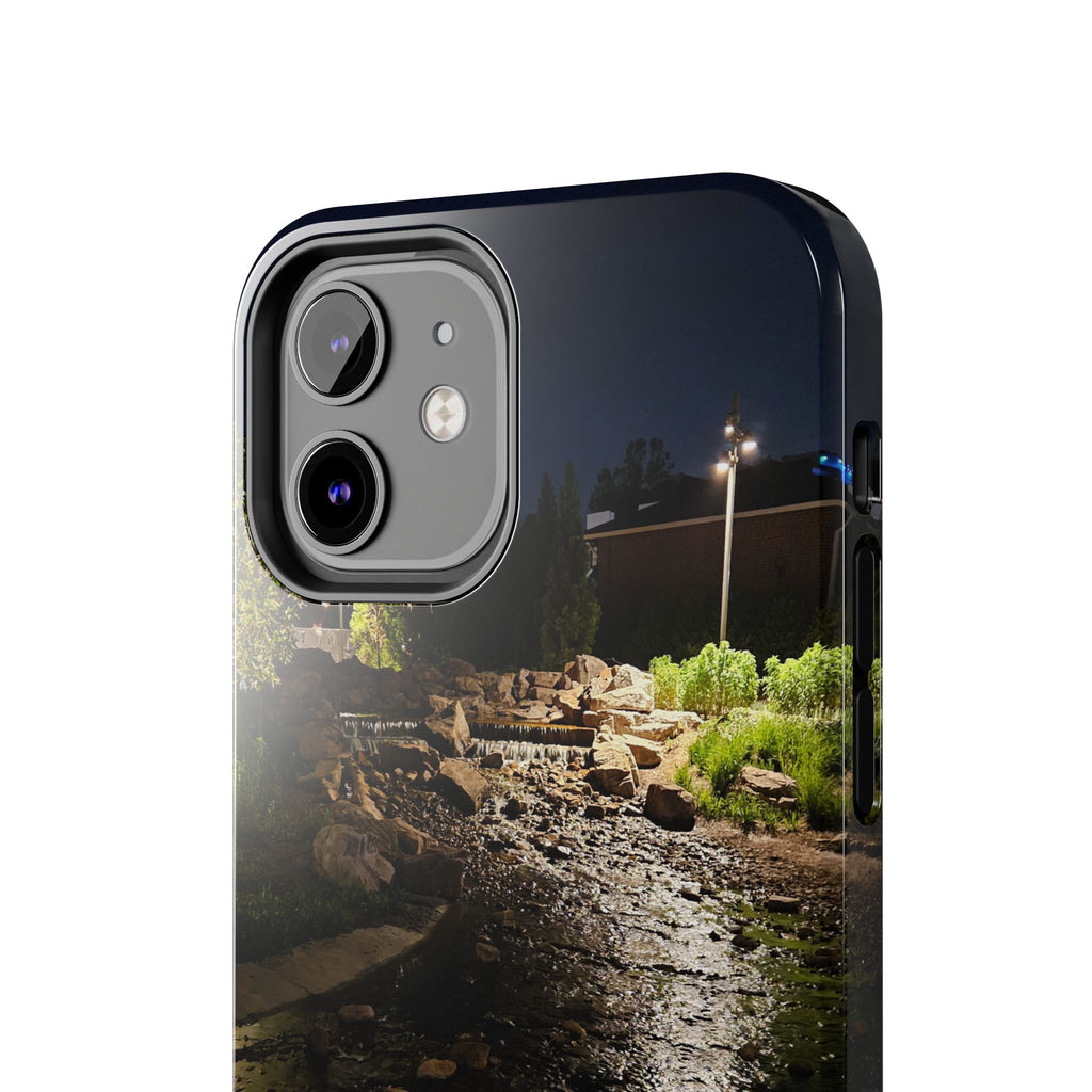 Night River Phone Case — Moody Outdoor Landscape Protective Cover