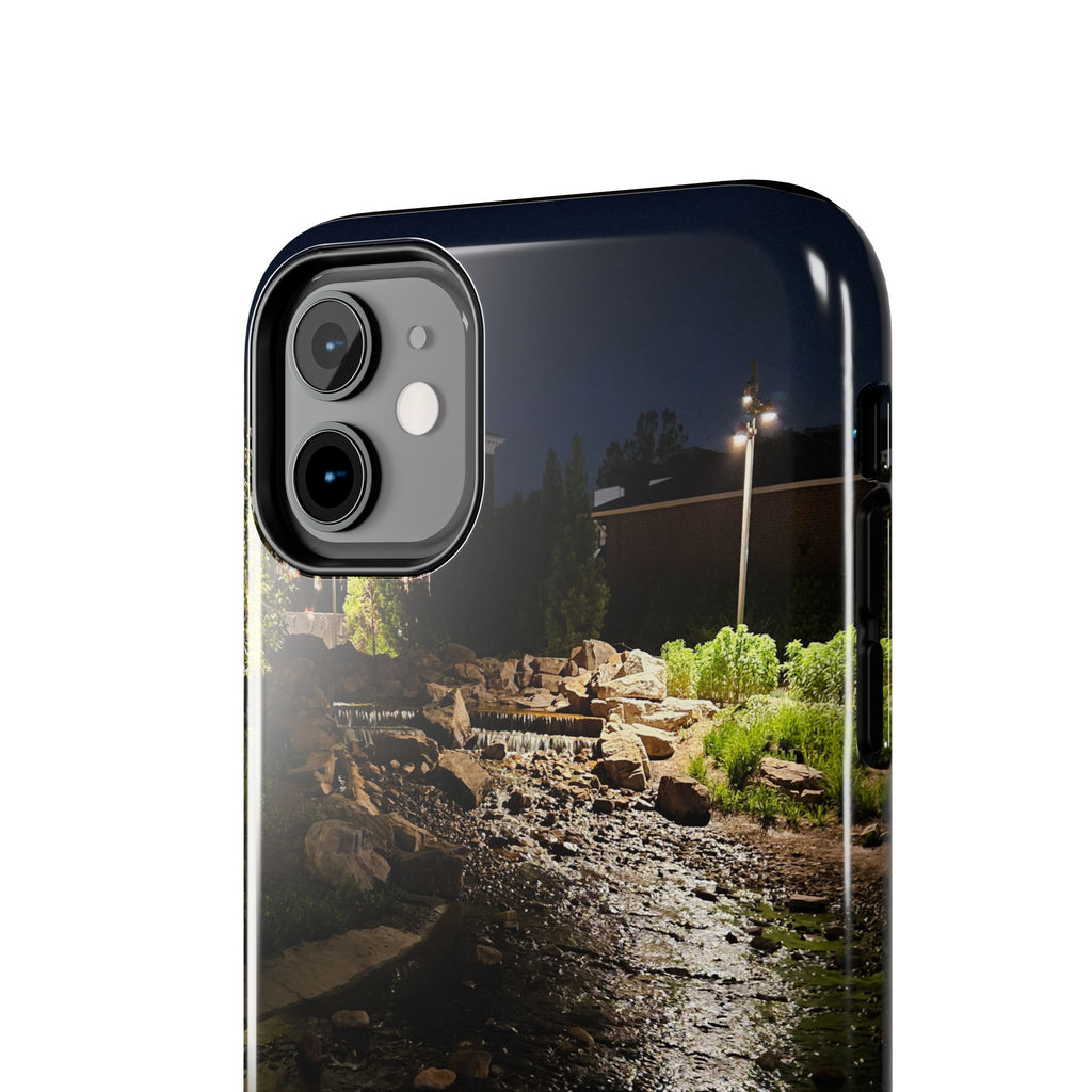 Night River Phone Case — Moody Outdoor Landscape Protective Cover