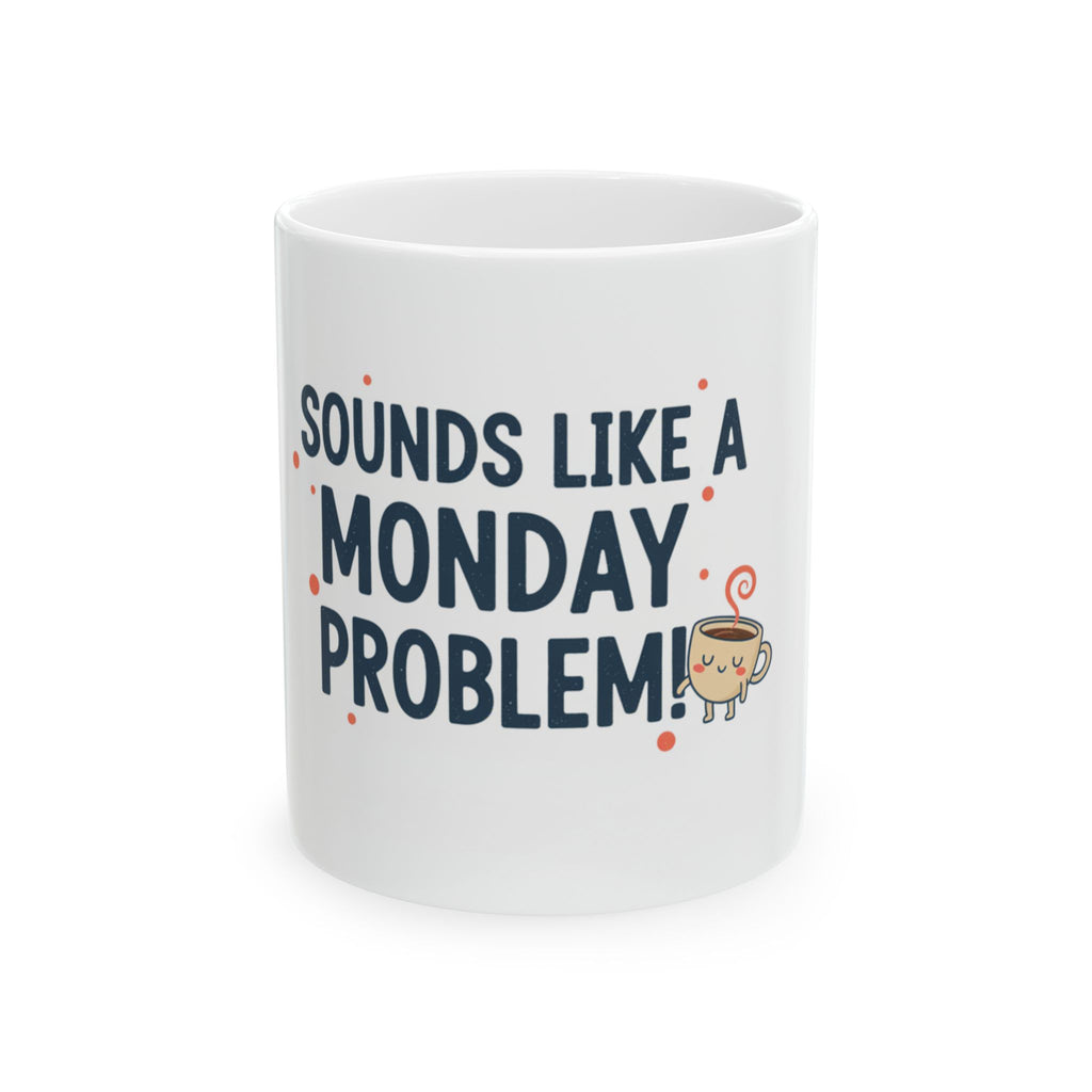 Sounds Like a Monday Problem Mug | Ceramic Coffee Cup 11oz 15oz
