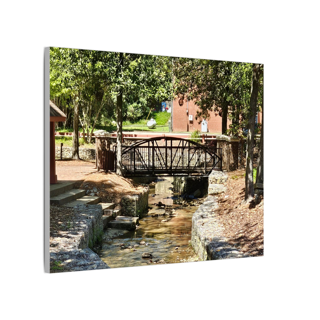 Park Footbridge Photograph Matte Canvas | Stretched Wall Art