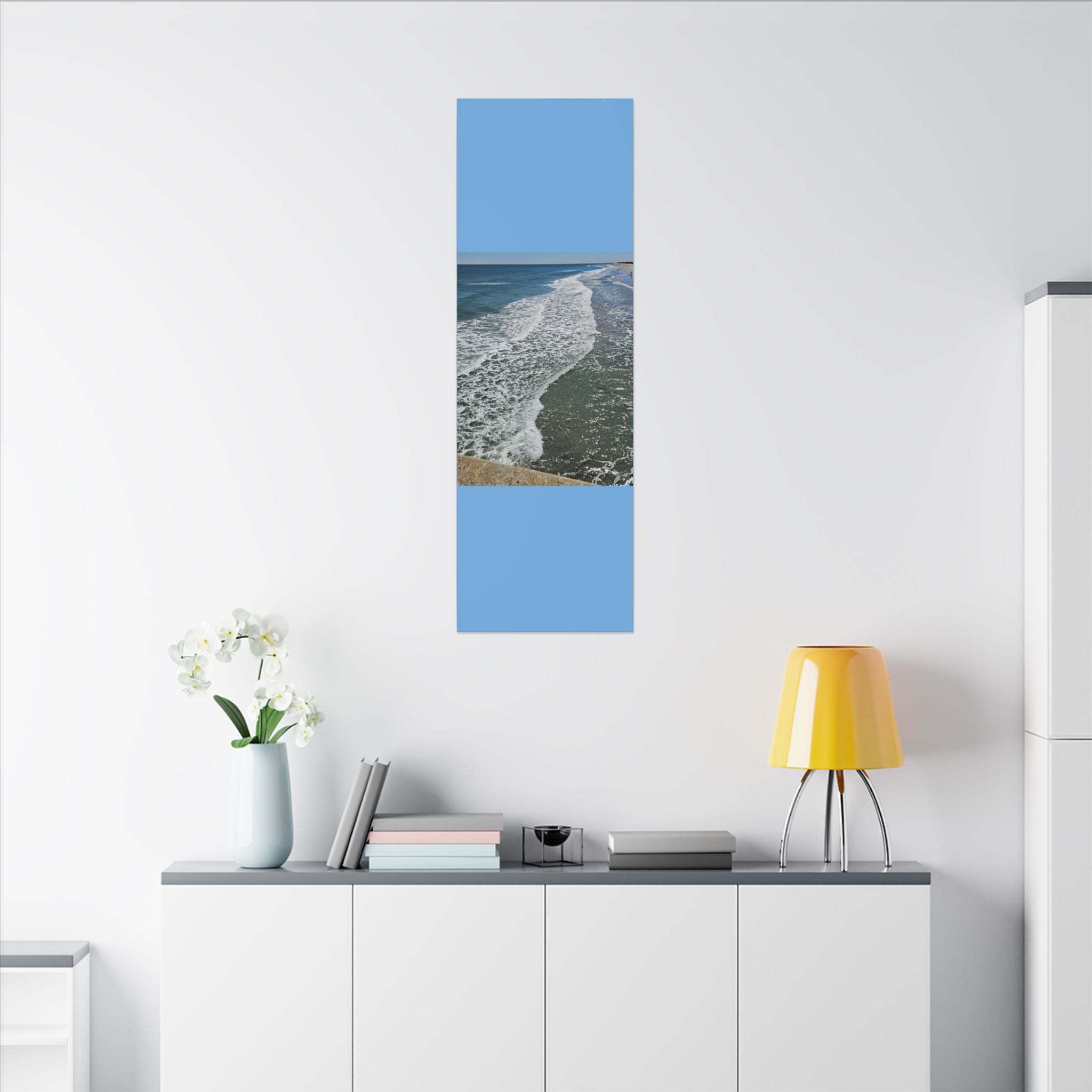 Ocean Shoreline Waves Canvas