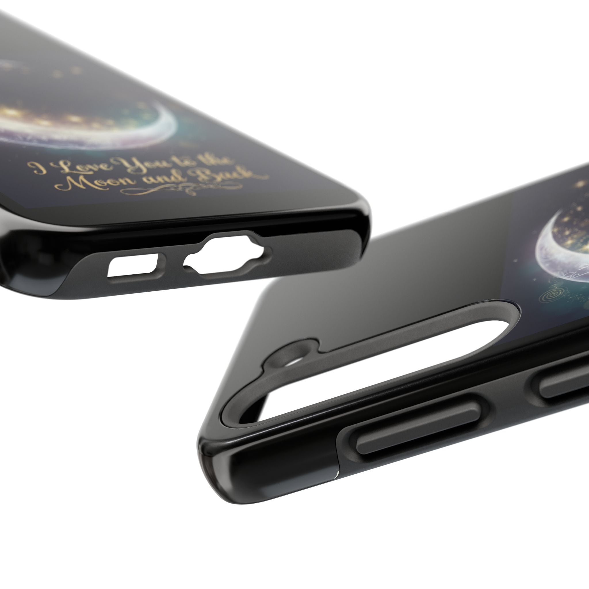 I Love You to the Moon and Back Phone Case | Moon Crescent Stars