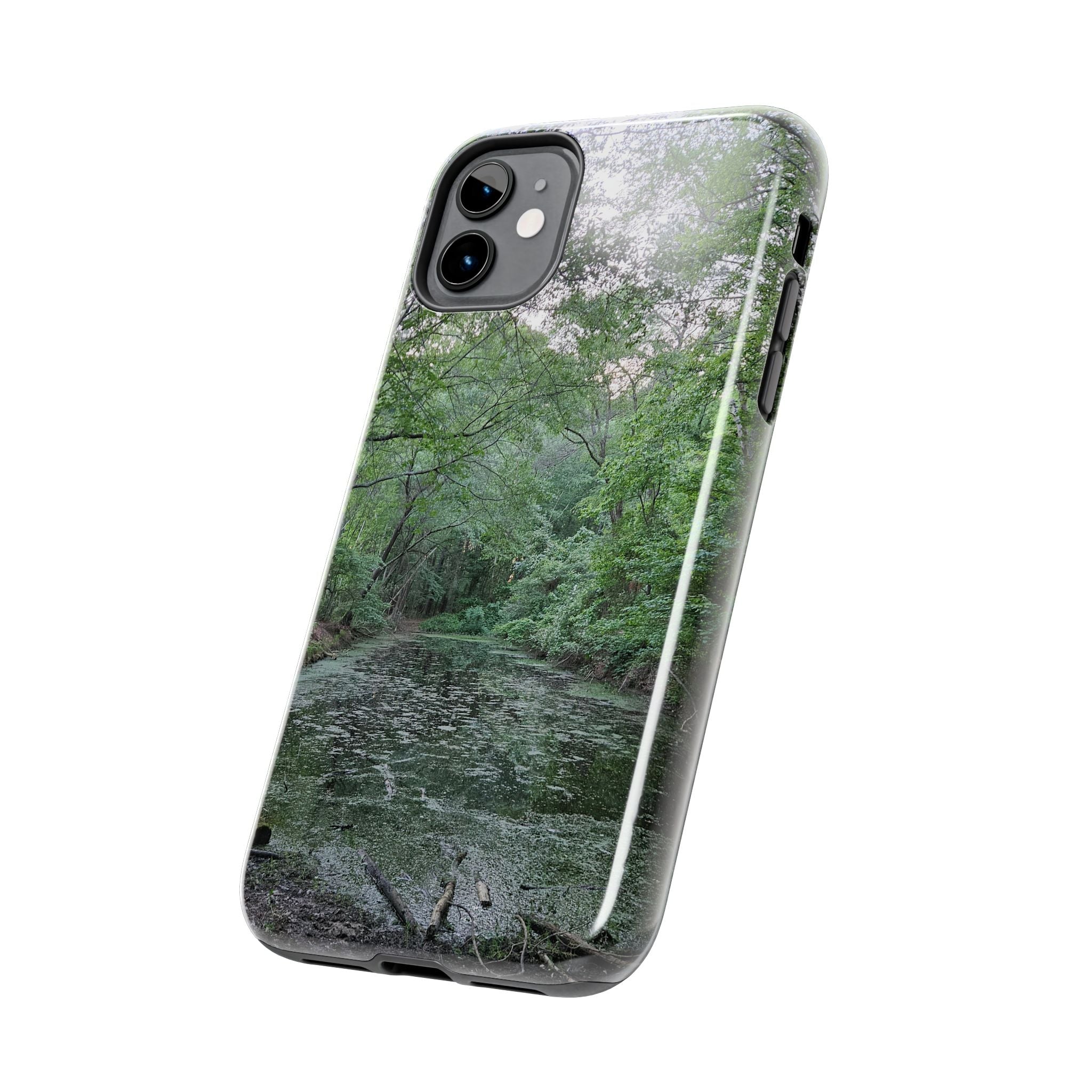 Mossy Pond Phone Case | Nature Landscape Waterproof