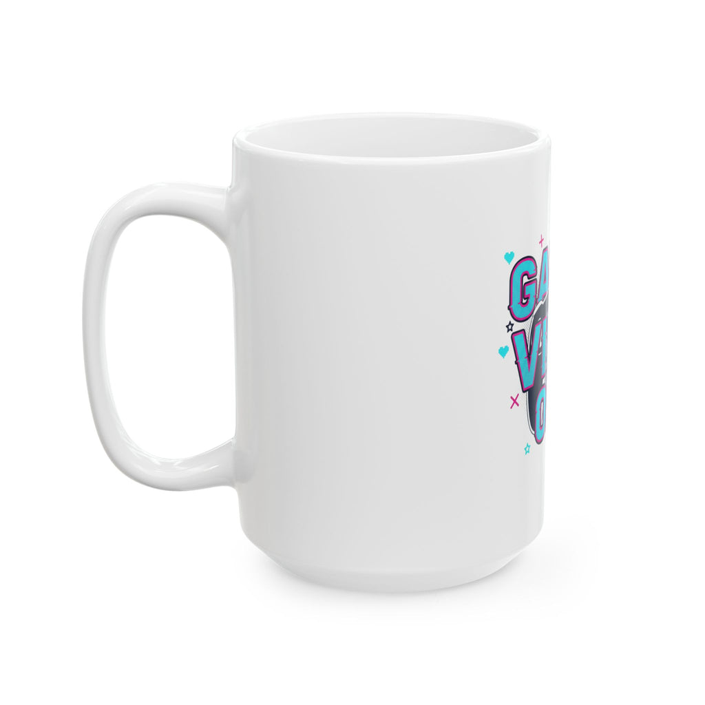 Gamer Vibes Only Mug | Ceramic Coffee Cup, Video Game Controller Design