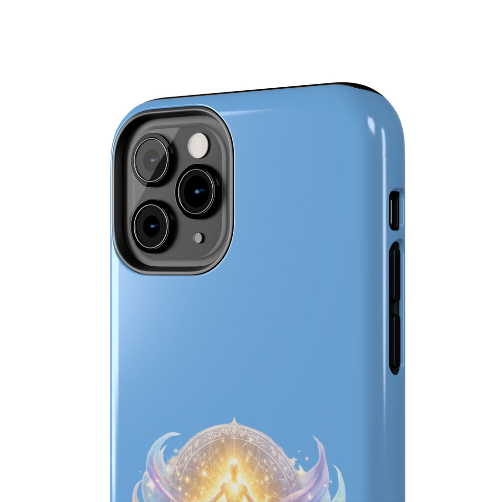 Positive Attracts Positive angel artwork Phone Case | inspirational spiritual design