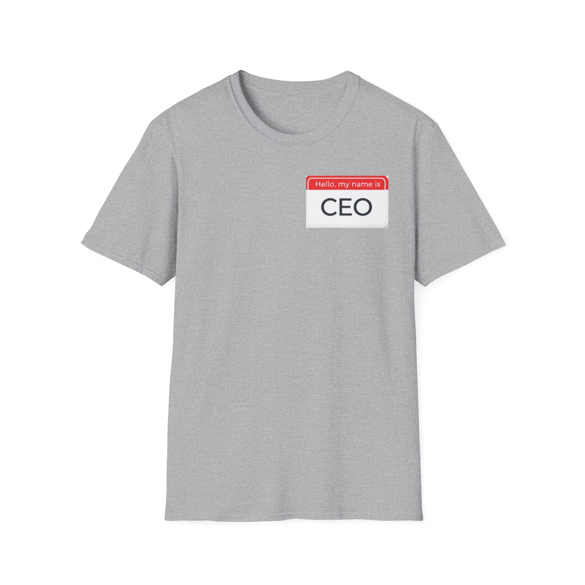 Hello My Name Is CEO T-Shirt | Name Tag Novelty Tee