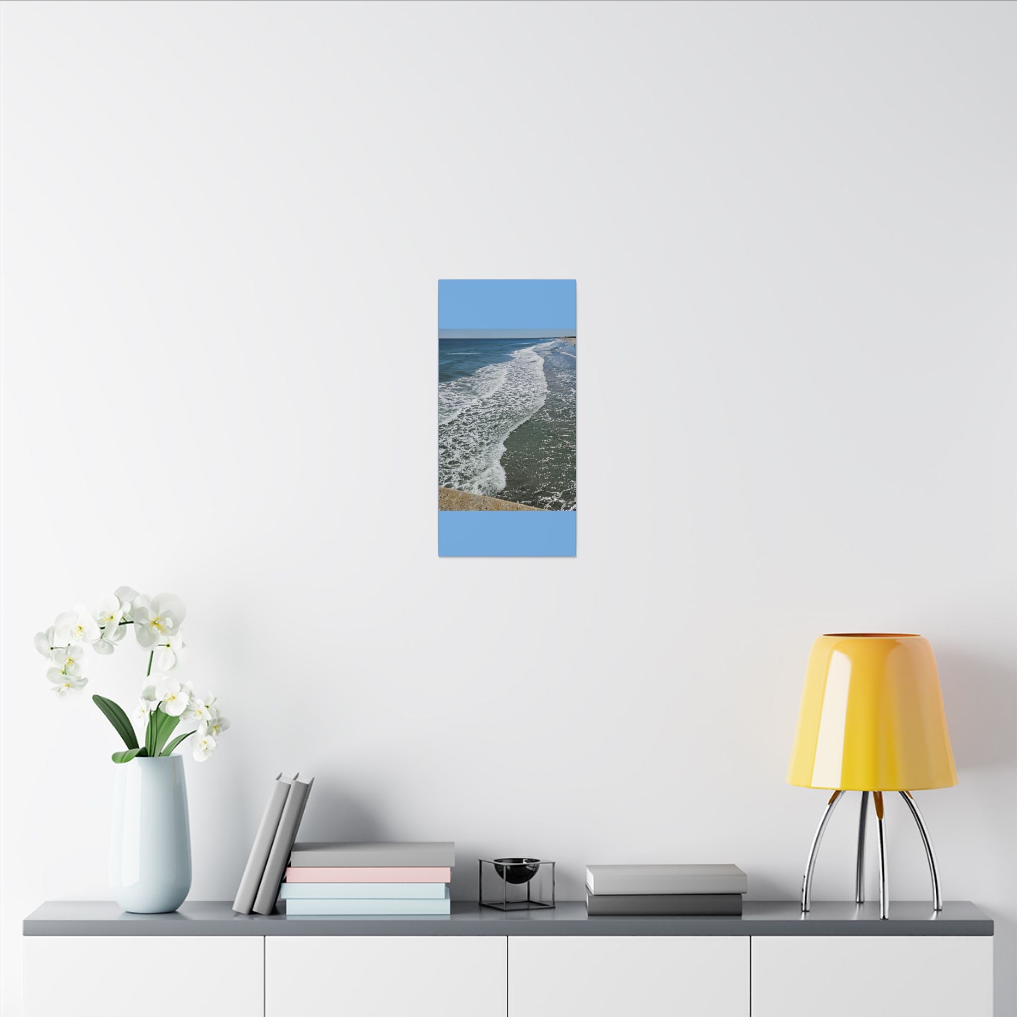 Ocean Shoreline Waves Canvas