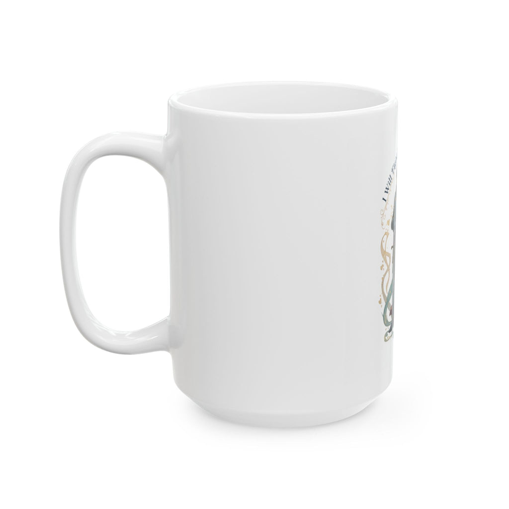 I Will Fight For You, Not With You Illustration Mug