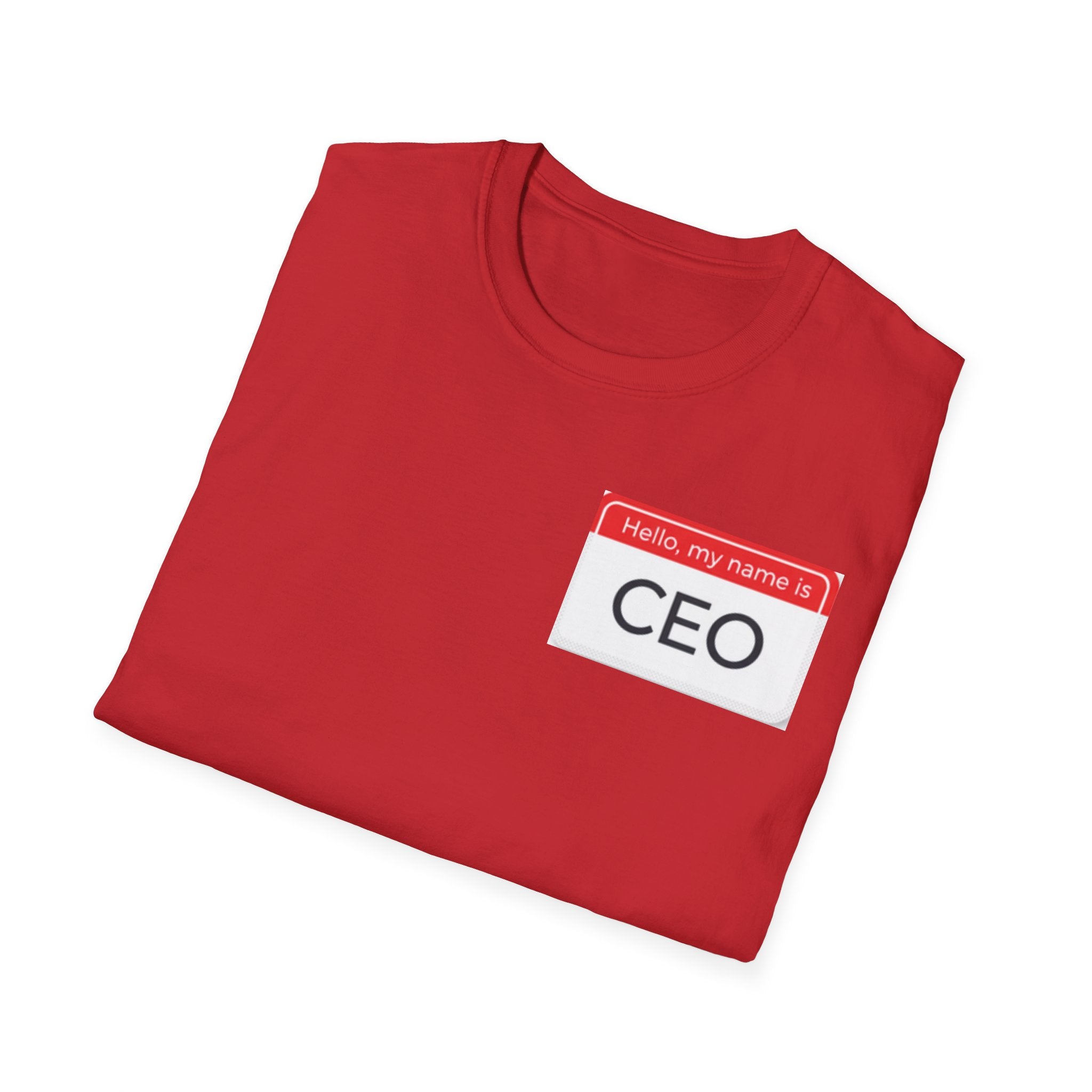 Hello My Name Is CEO T-Shirt | Name Tag Novelty Tee