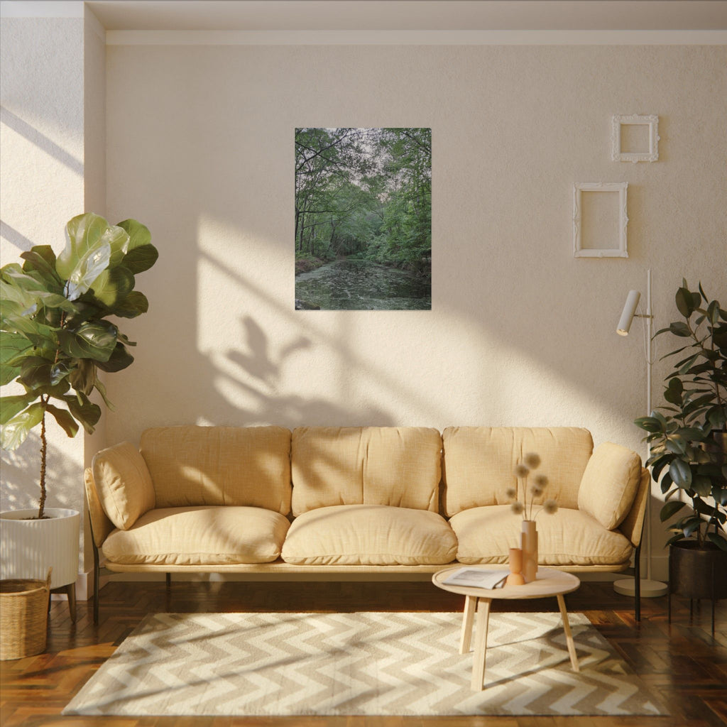 Mossy Pond Canvas Matte Stretched Wall Art