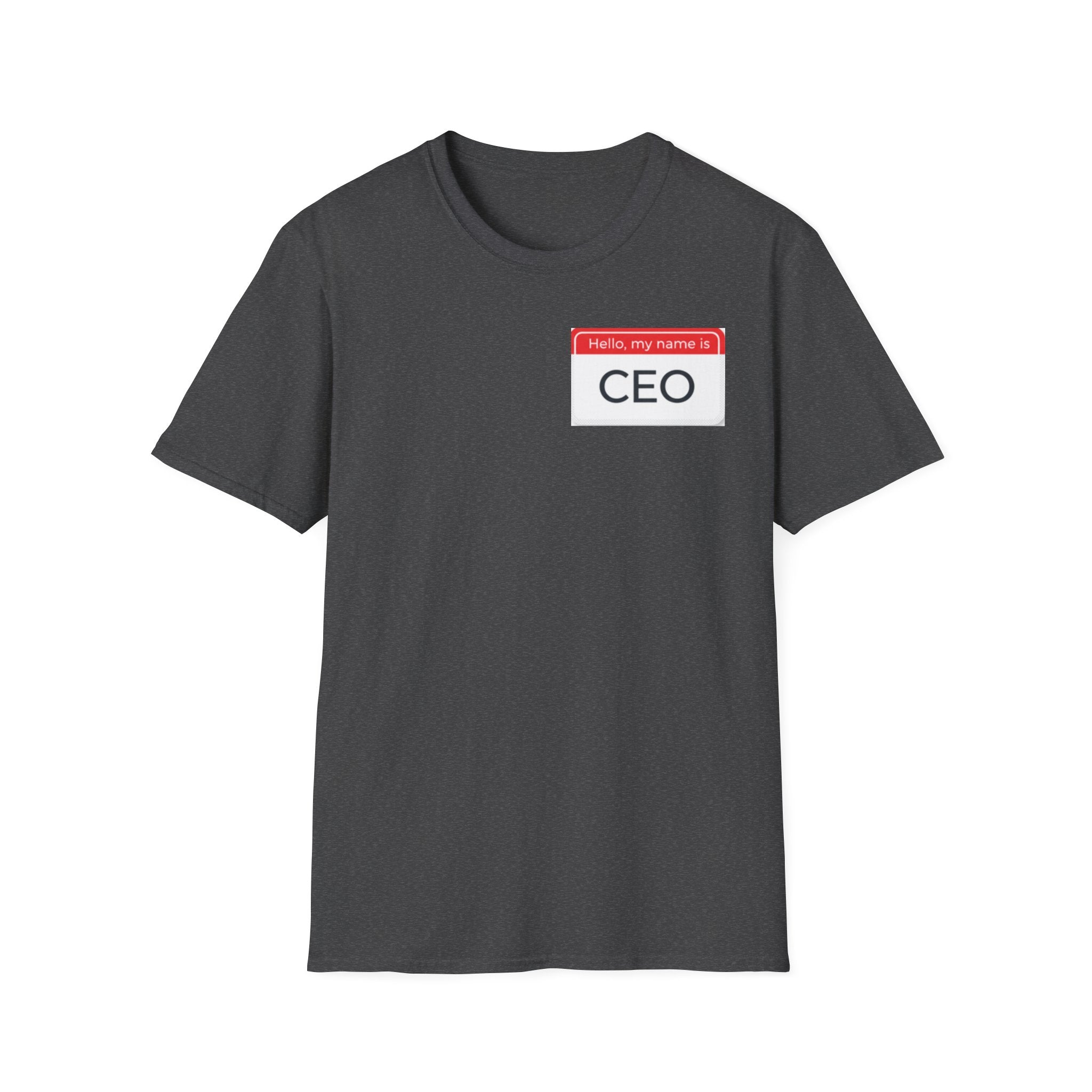 Hello My Name Is CEO T-Shirt | Name Tag Novelty Tee
