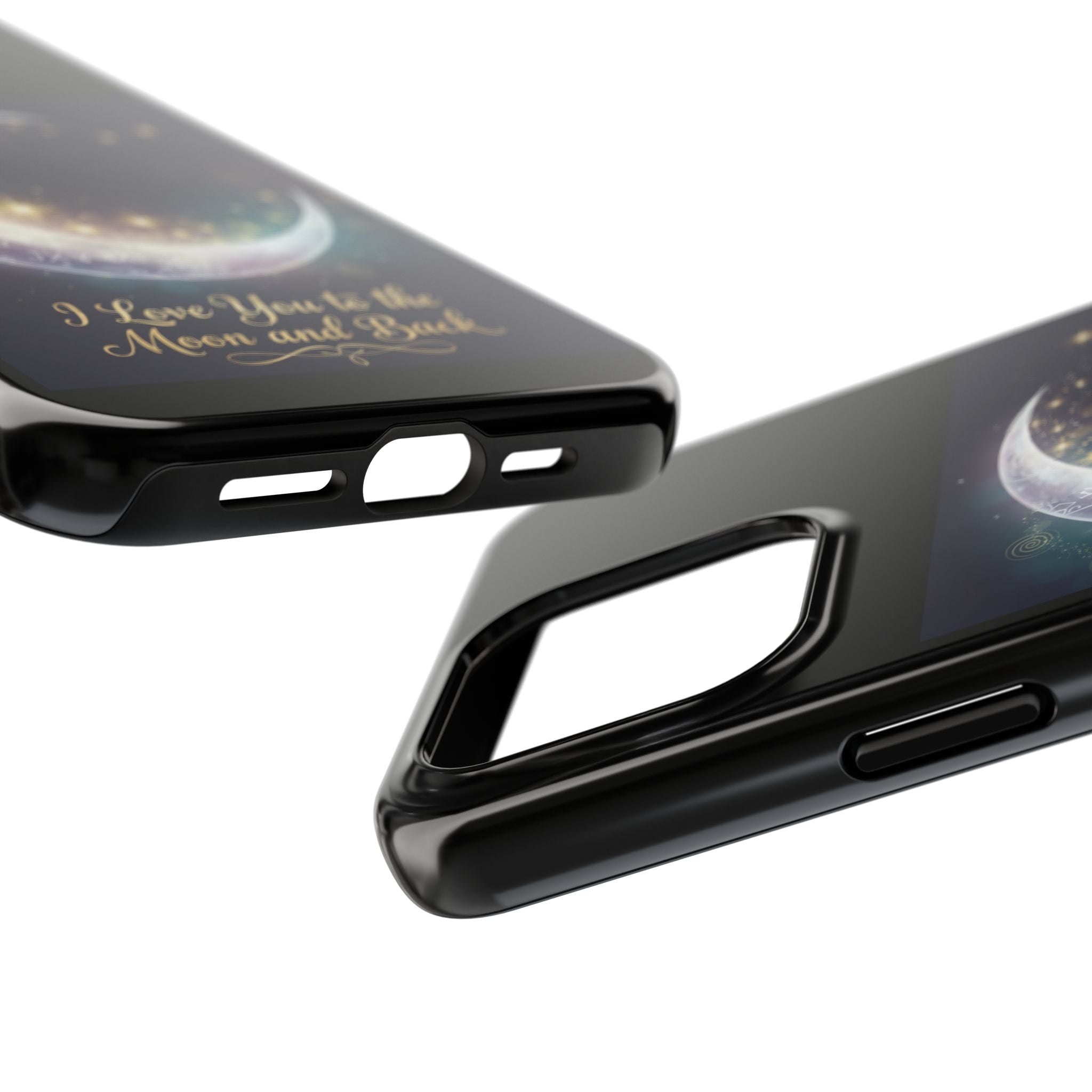 I Love You to the Moon and Back Phone Case | Moon Crescent Stars