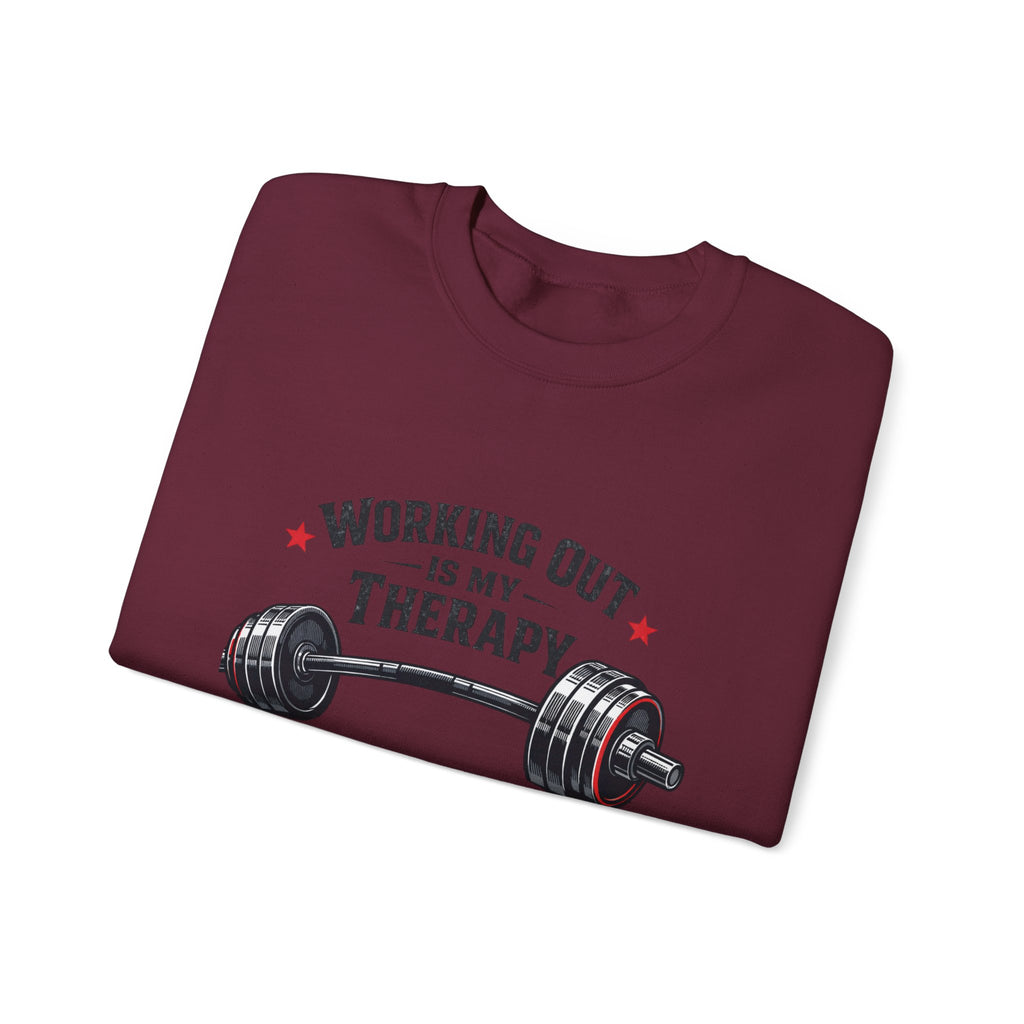 Workout Is My Therapy Sweatshirt