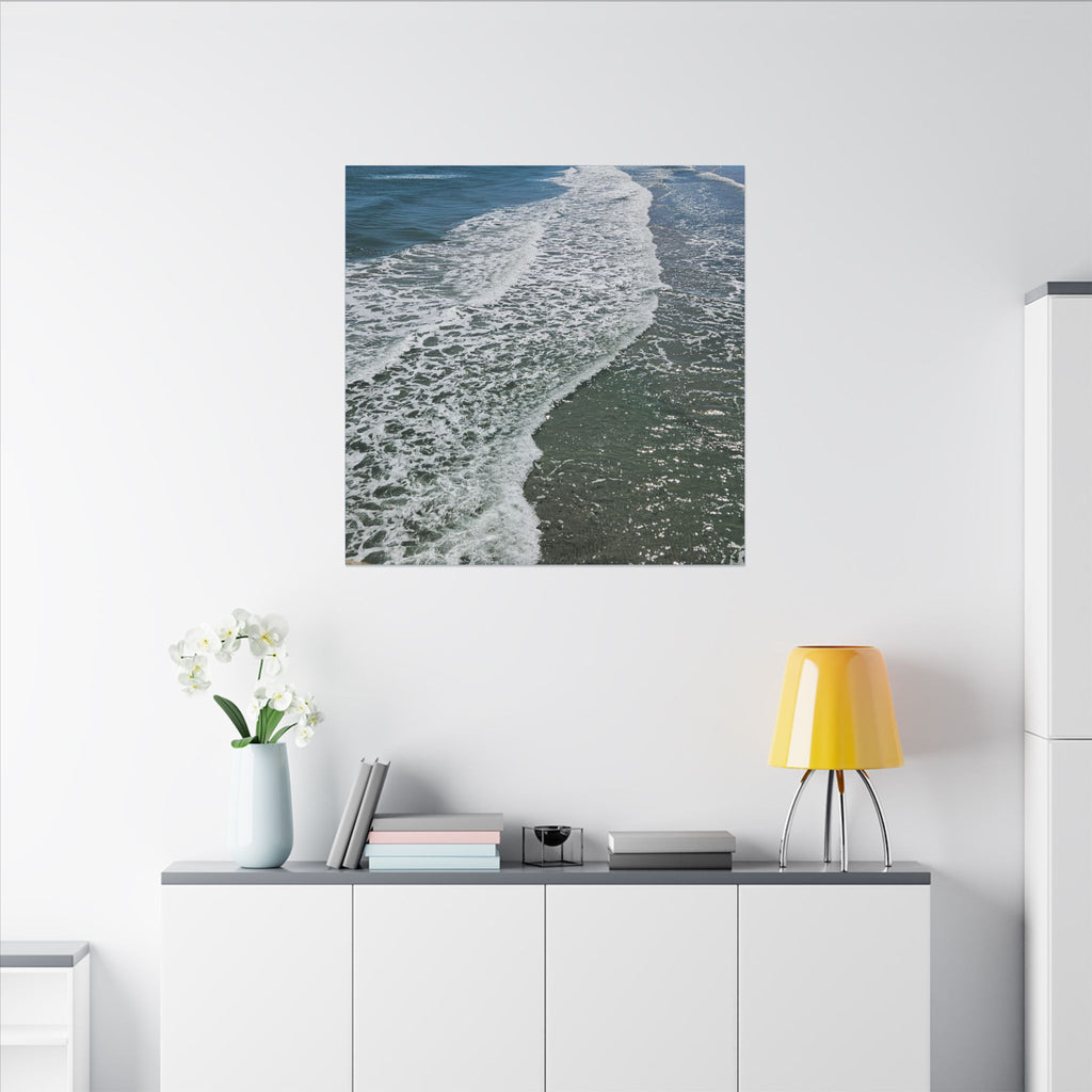 Ocean Shoreline Waves Canvas