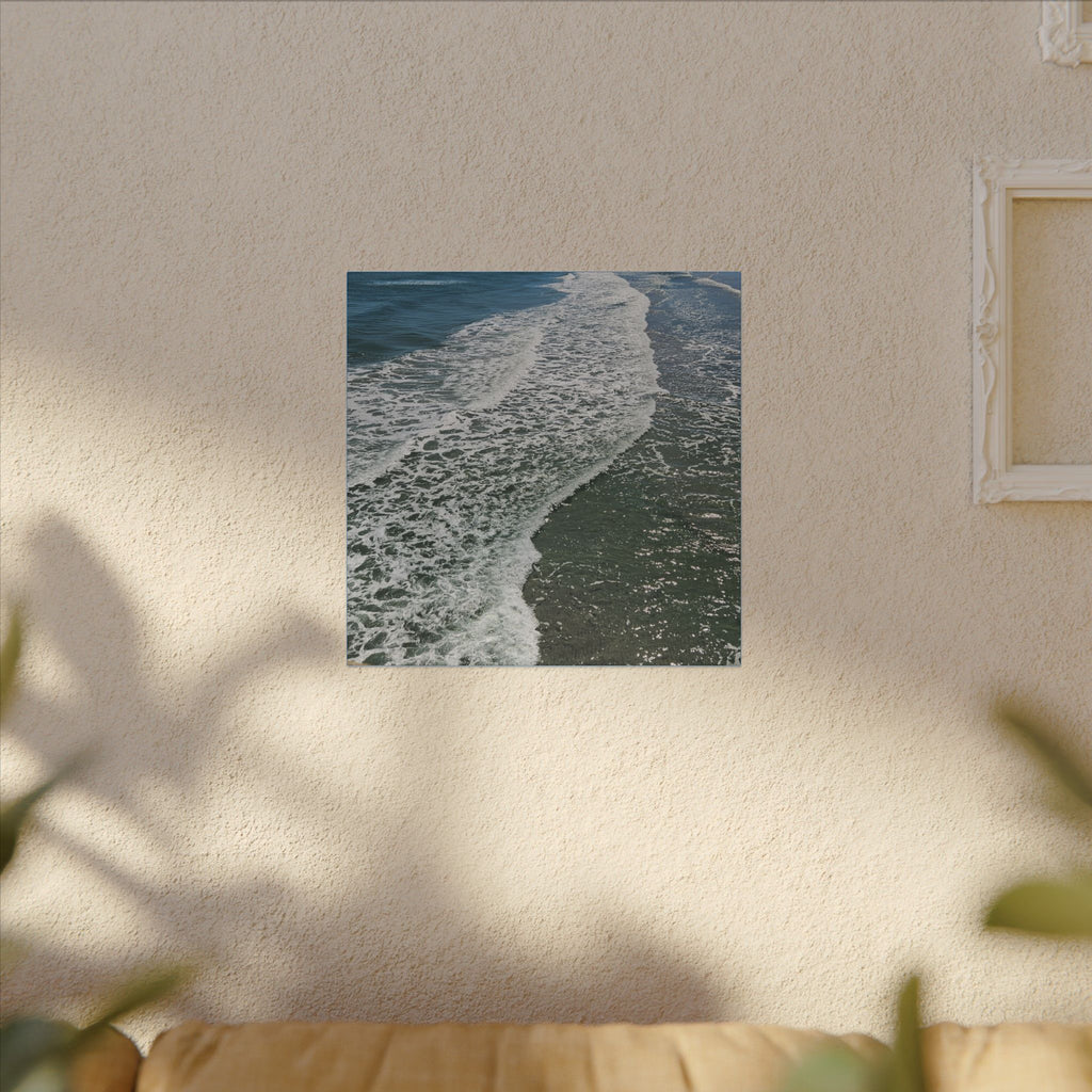 Ocean Shoreline Waves Canvas
