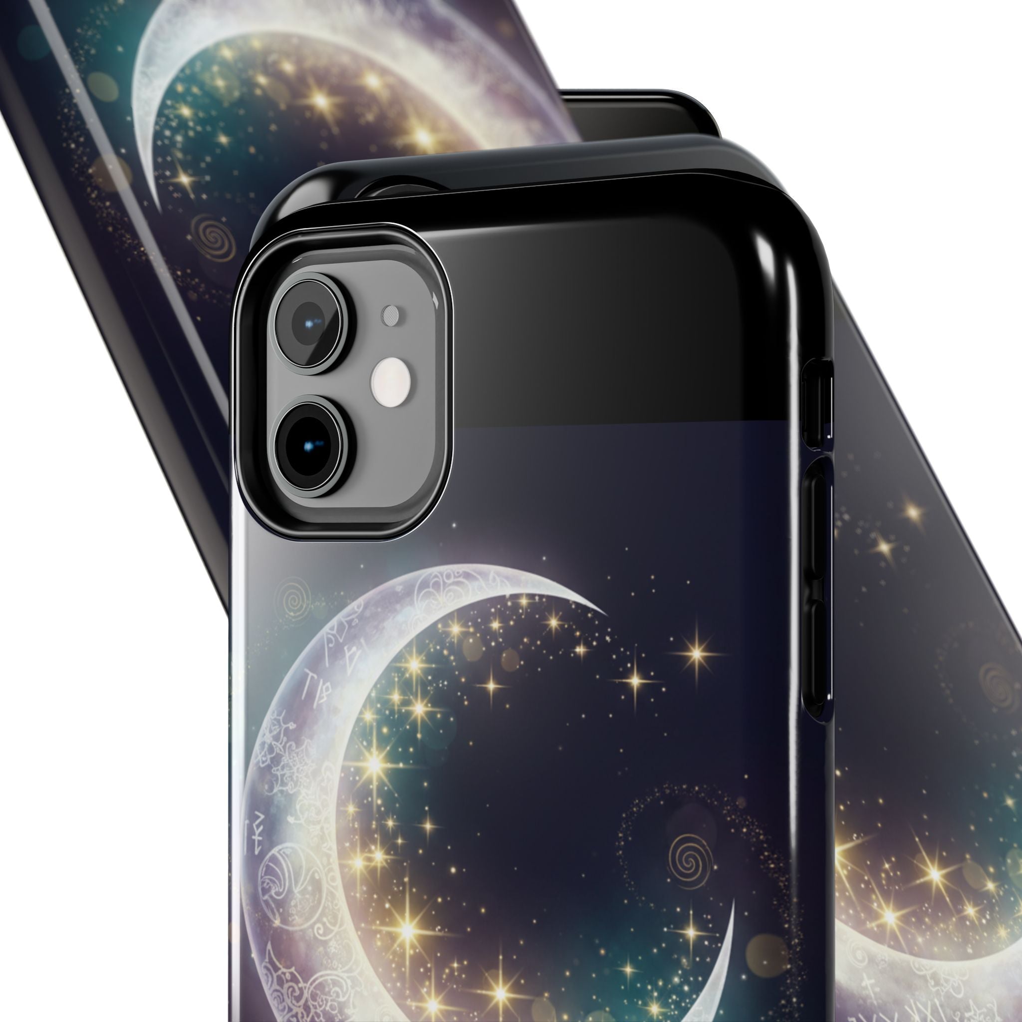 I Love You to the Moon and Back iPhone Case | Moon and Stars Tough Case