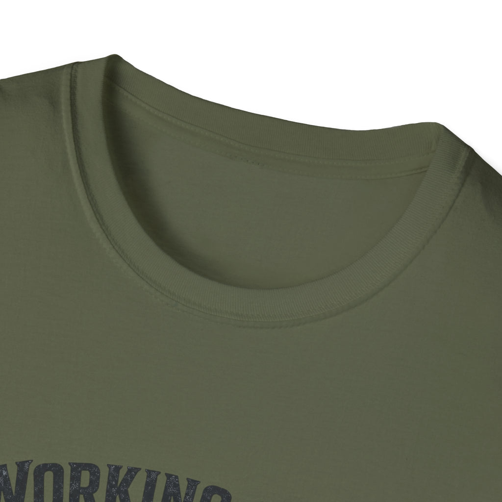 Working Out Is My Therapy T-Shirt — Barbell Fitness Gym Tee