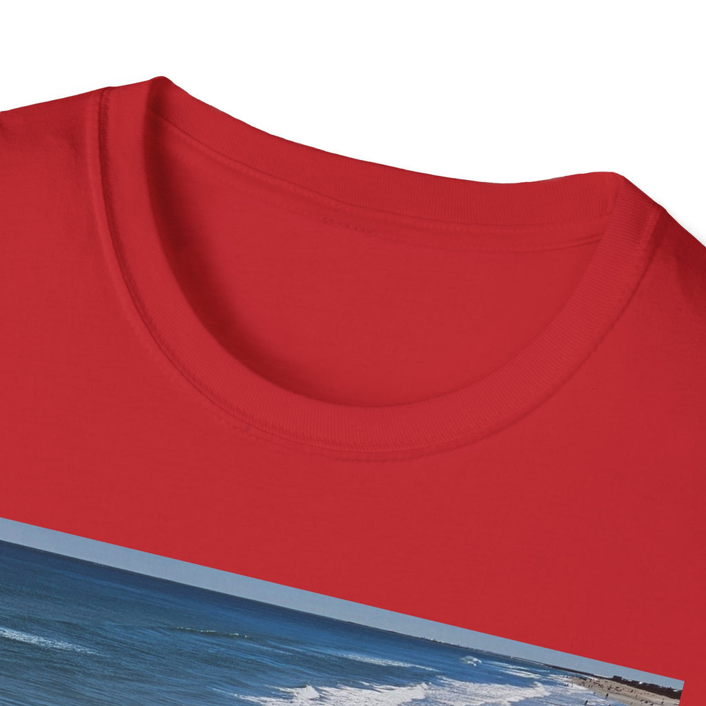 Beach Waves Photo T-Shirt — Coastal Ocean Surf Graphic Tee
