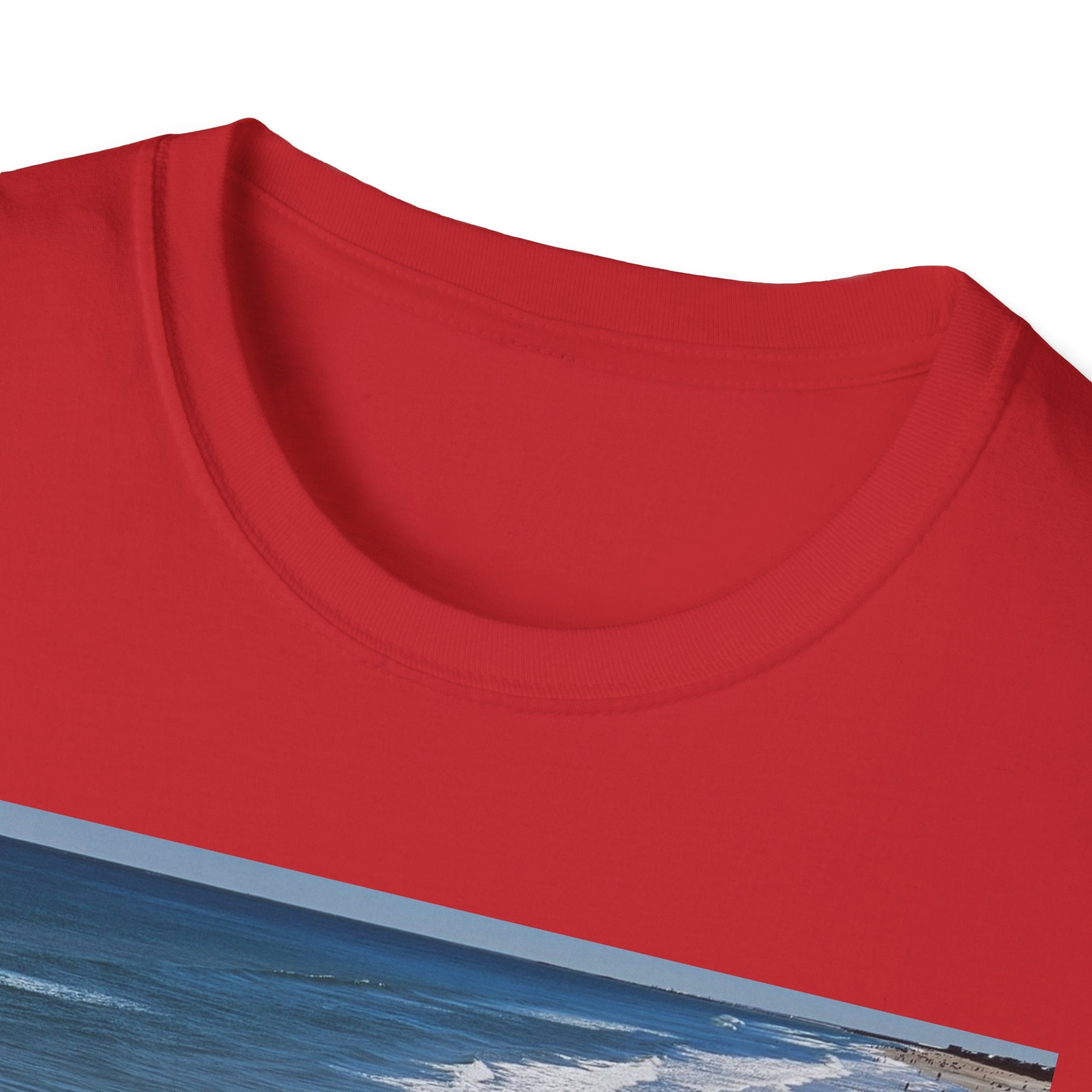 Beach Waves Photo T-Shirt — Coastal Ocean Surf Graphic Tee