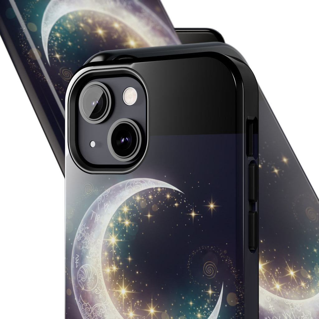 I Love You to the Moon and Back iPhone Case | Moon and Stars Tough Case