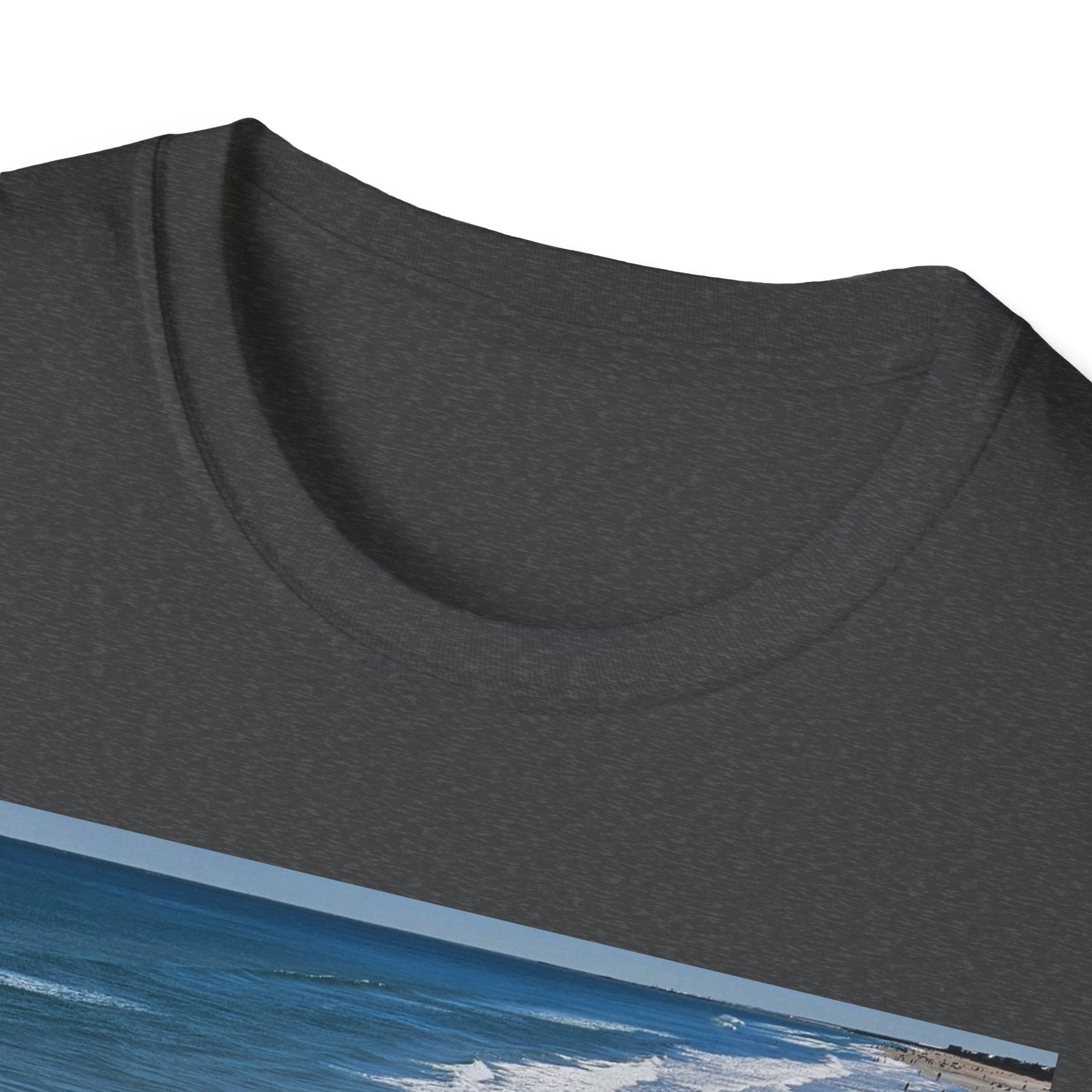 Beach Waves Photo T-Shirt — Coastal Ocean Surf Graphic Tee