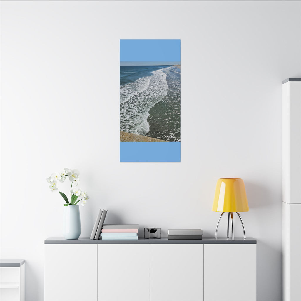 Ocean Shoreline Waves Canvas