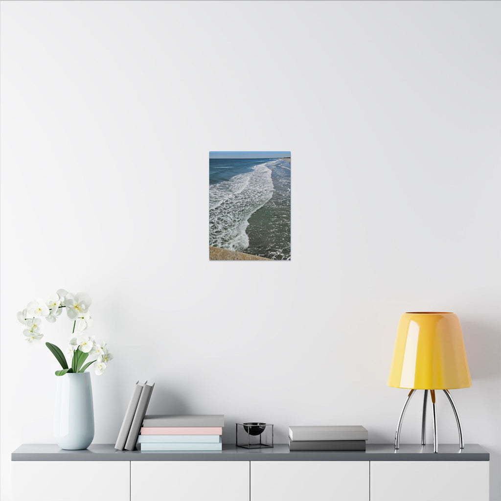 Ocean Shoreline Waves Canvas