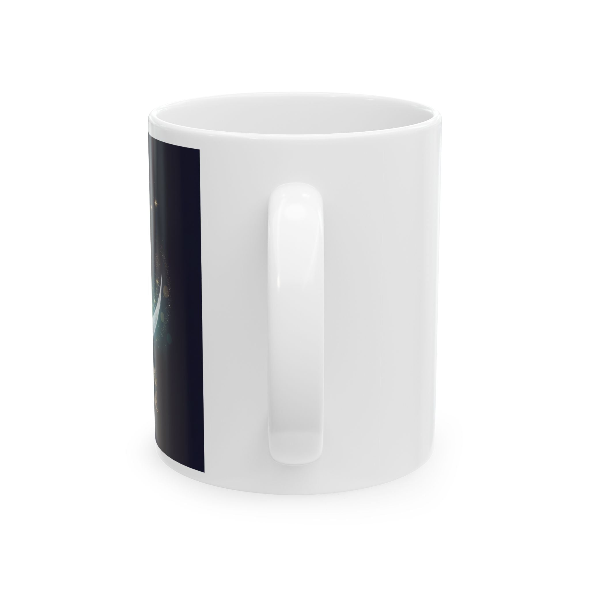 I Love You To The Moon And Back Cosmic Moon Illustration Mug | Celestial Night Sky Coffee Cup