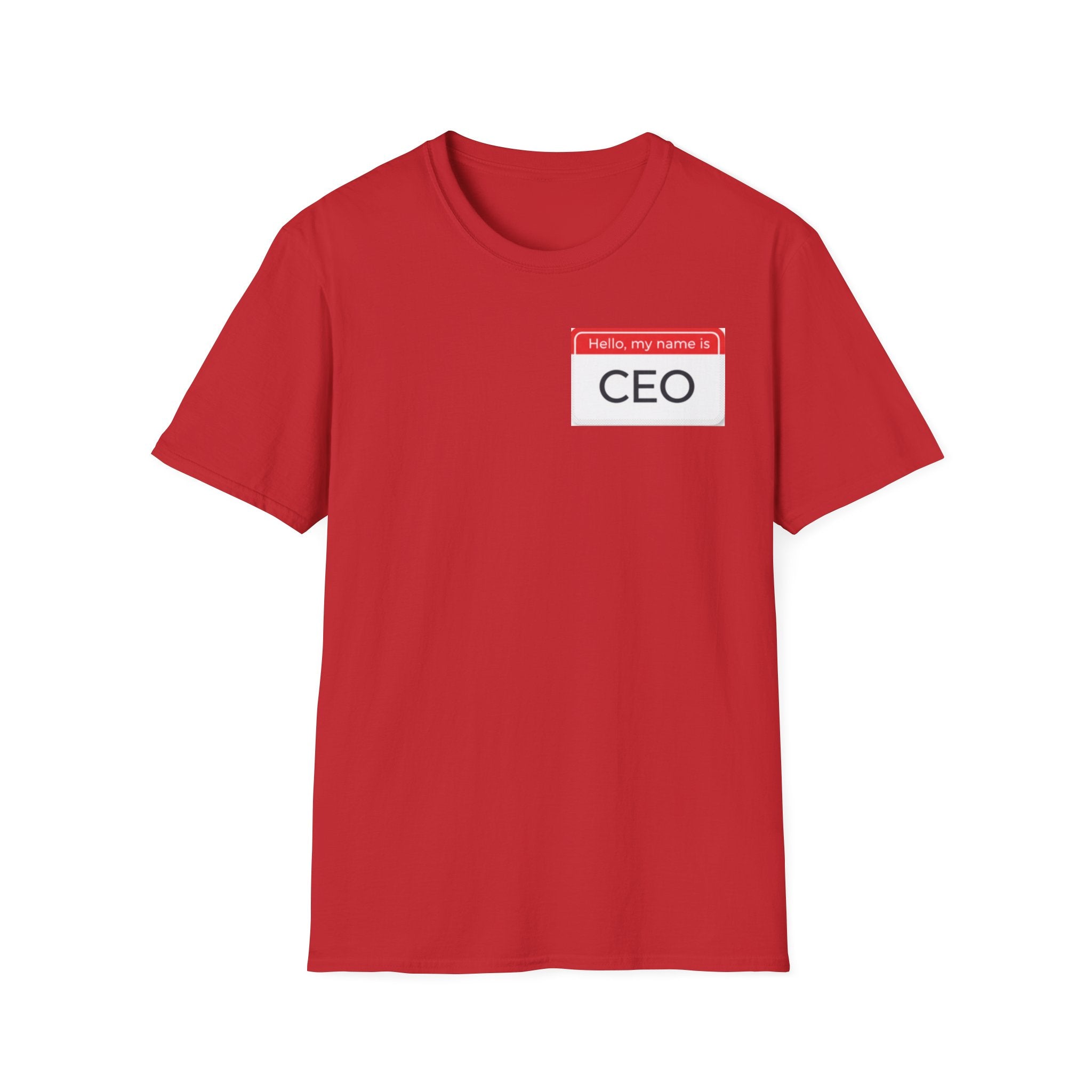 Hello My Name Is CEO T-Shirt | Name Tag Novelty Tee