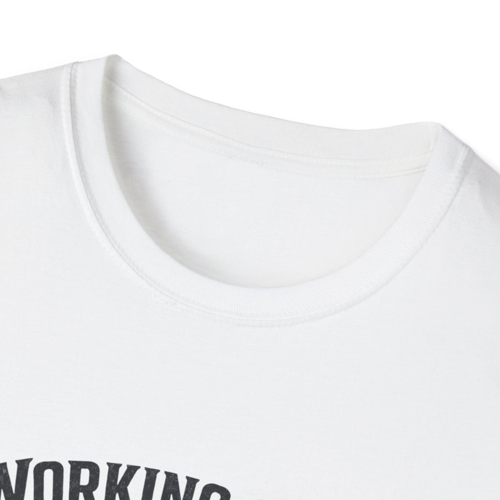 Working Out Is My Therapy T-Shirt — Barbell Fitness Gym Tee