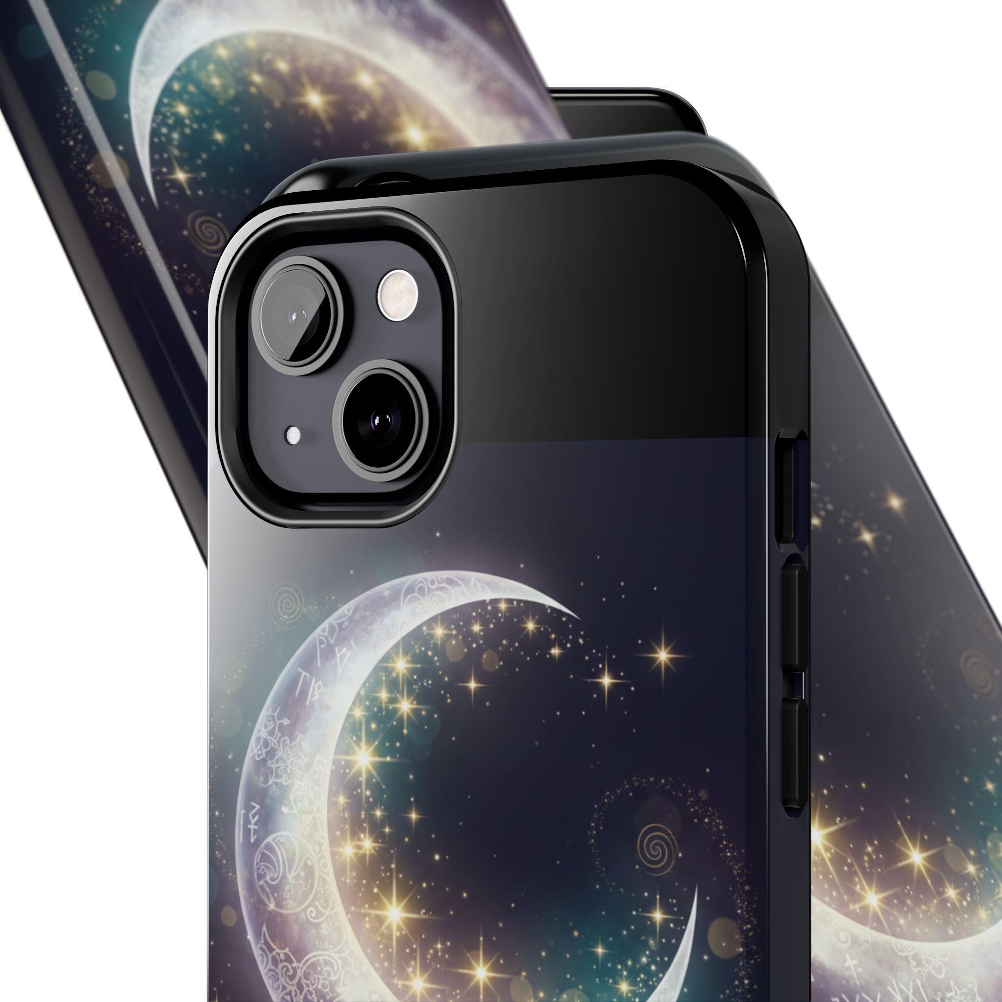 I Love You to the Moon and Back iPhone Case | Moon and Stars Tough Case