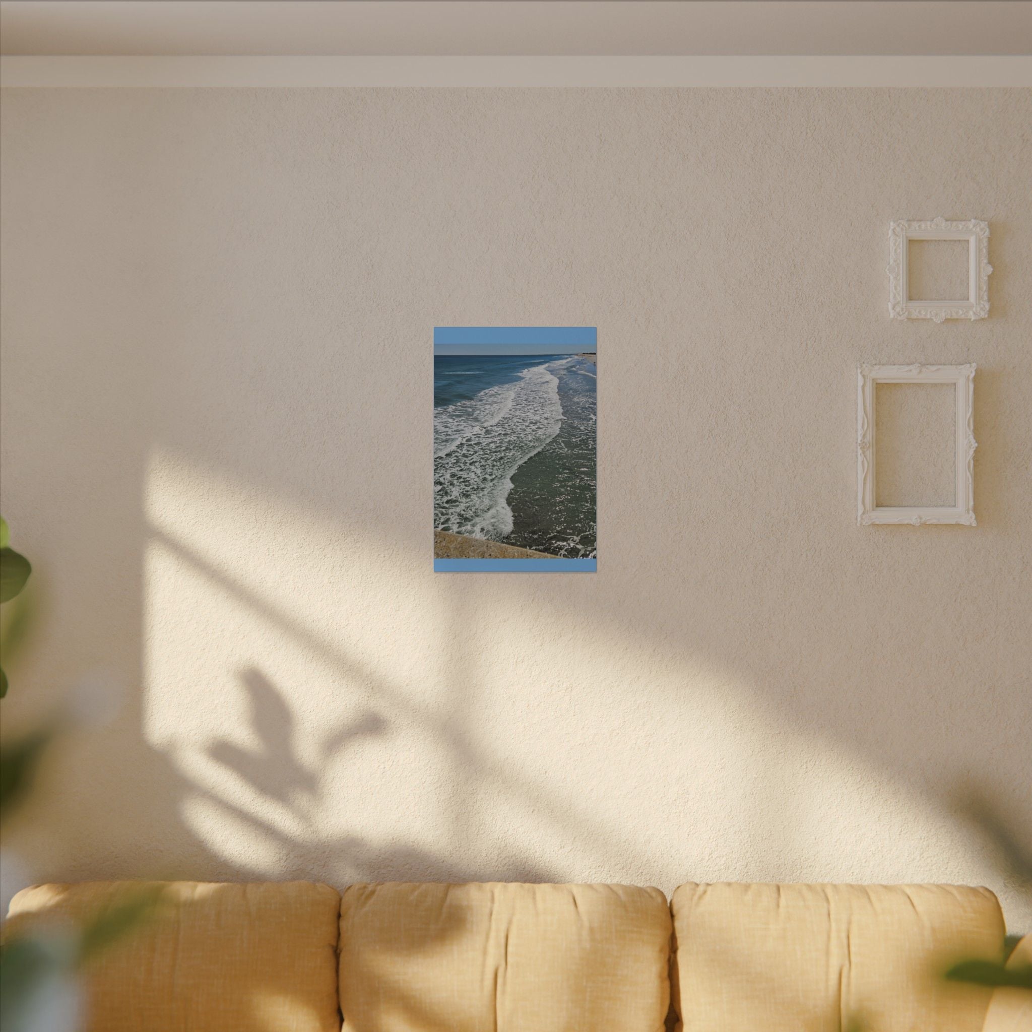 Ocean Shoreline Waves Canvas