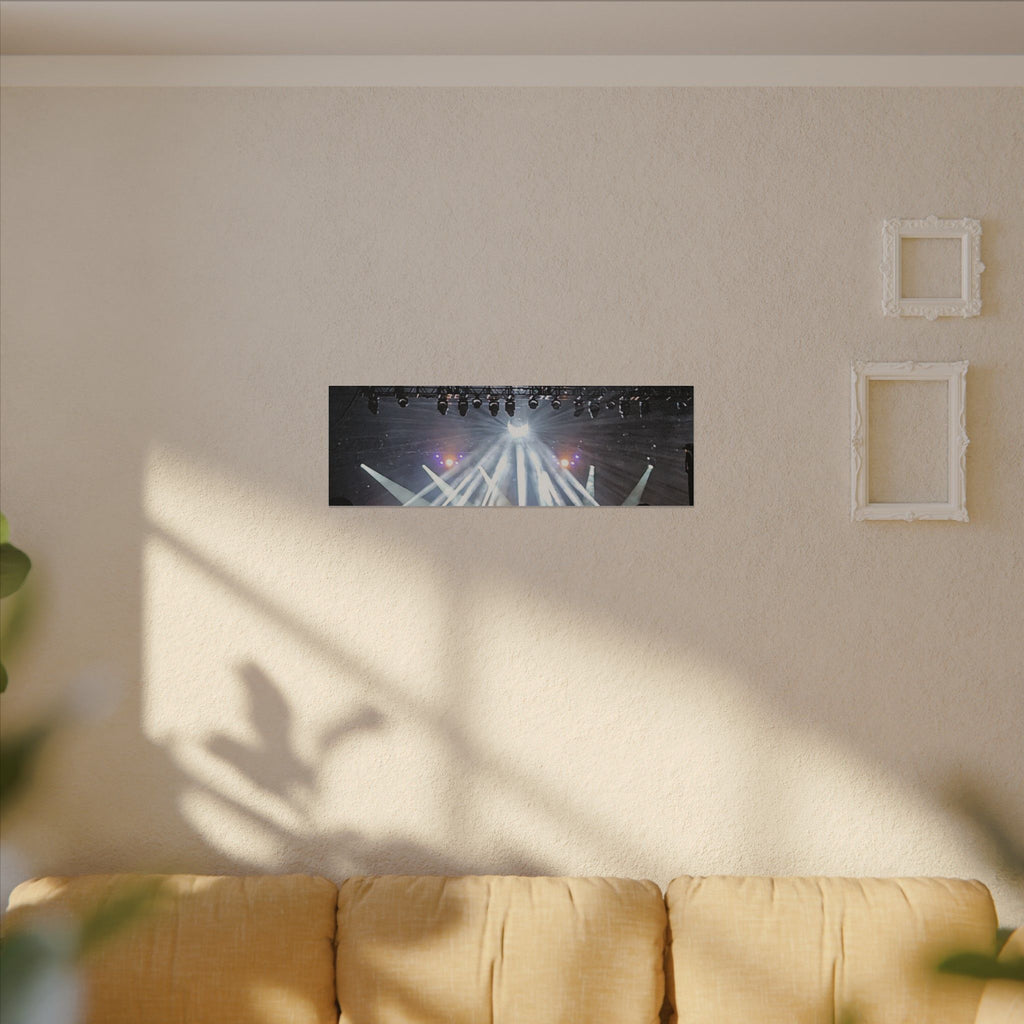 Concert Stage Lights Canvas, Matte Stretched Wall Art | Live Music