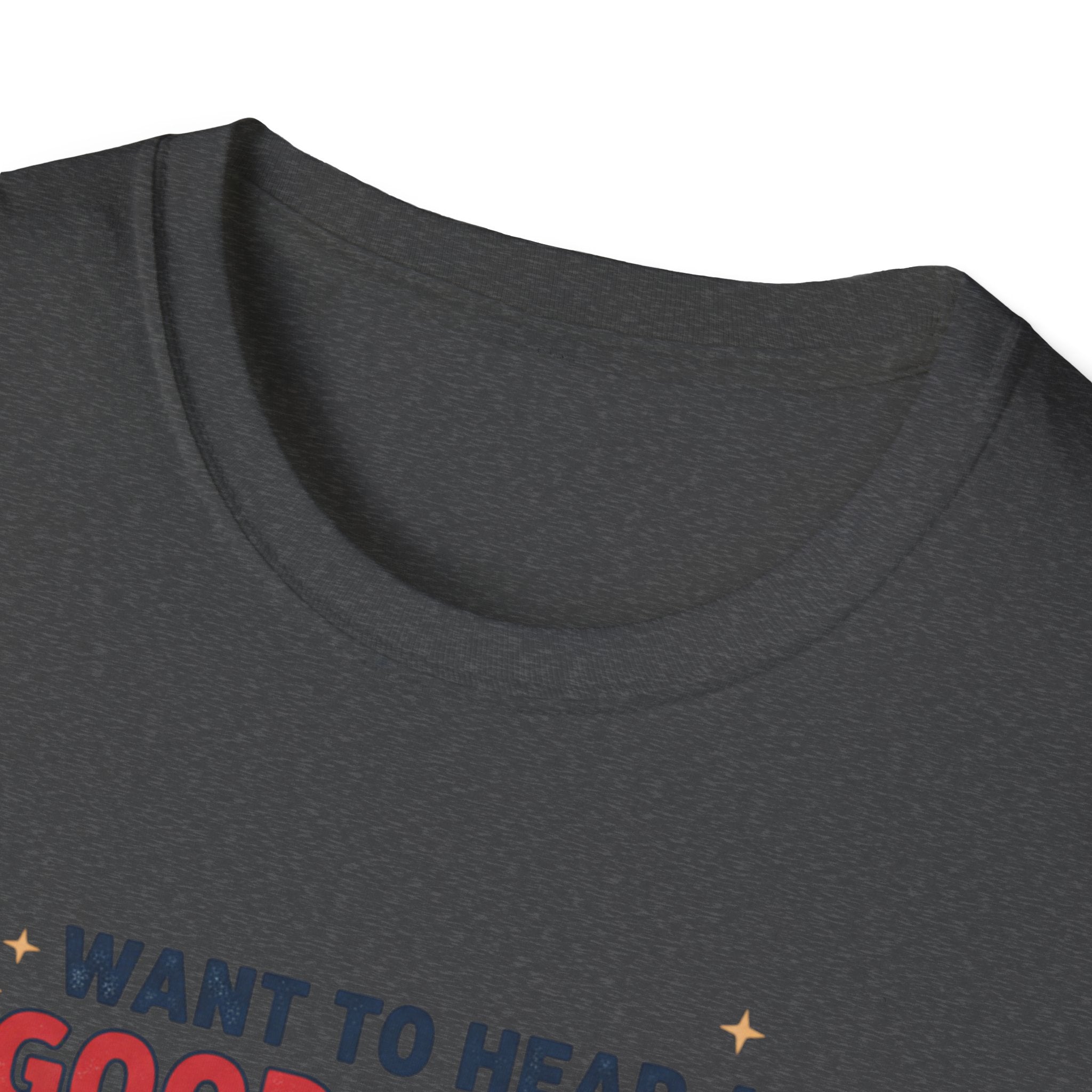 'Want to Hear a Good Knock Knock Joke?' T-Shirt — Novelty Door Cartoon Tee