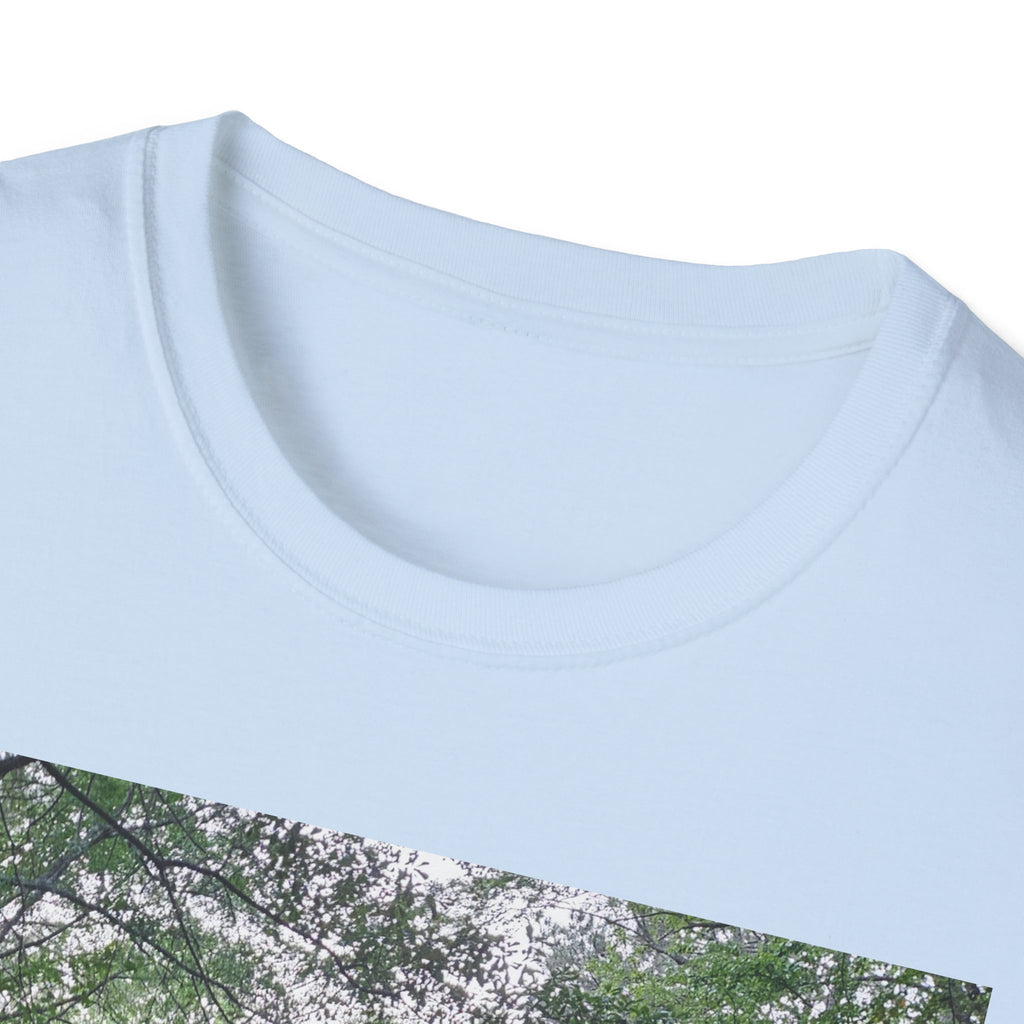 Mossy Pond T‑Shirt — Serene Green Nature Photography Tee