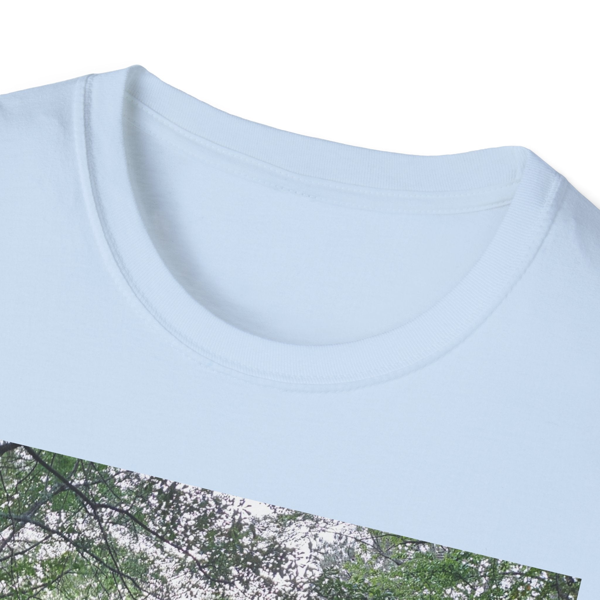 Mossy Pond T‑Shirt — Serene Green Nature Photography Tee