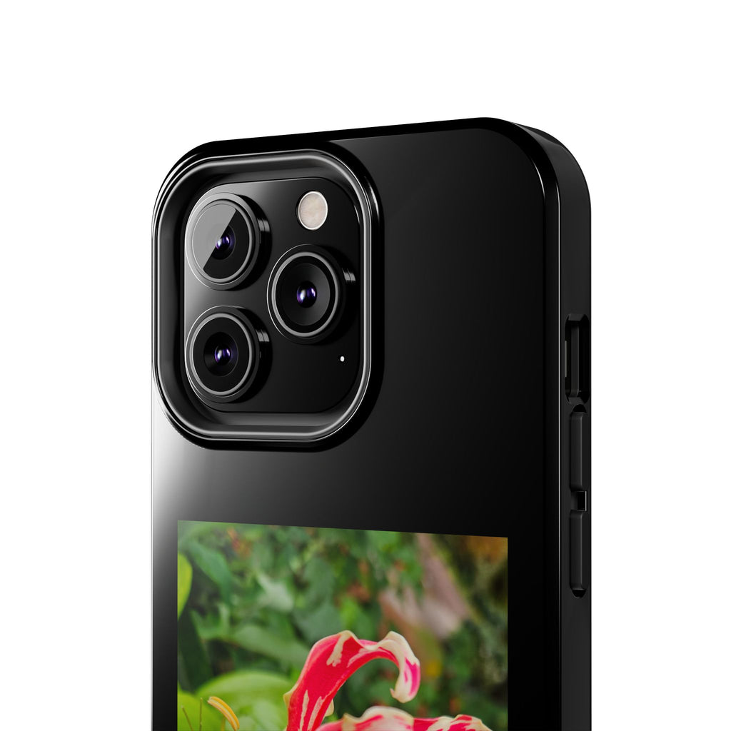 Gloriosa Lily Tough Phone Case | Red Tropical Flower Phone Case