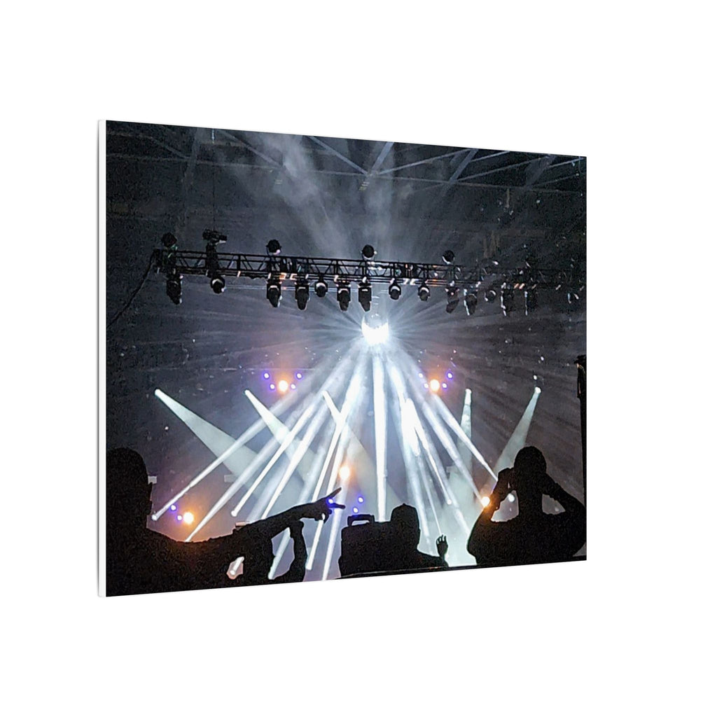 Concert Stage Lights Canvas, Matte Stretched Wall Art | Live Music