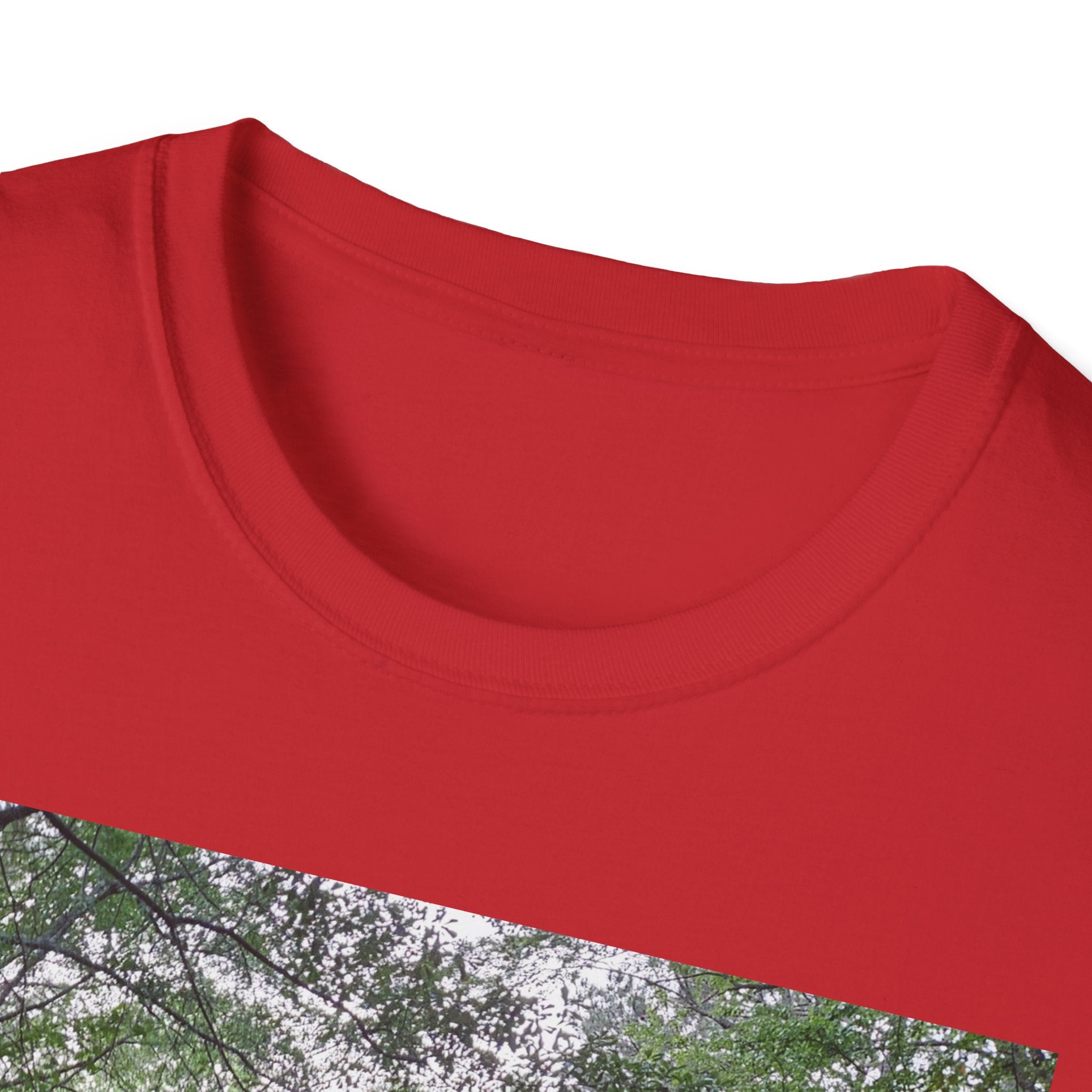 Mossy Pond T‑Shirt — Serene Green Nature Photography Tee