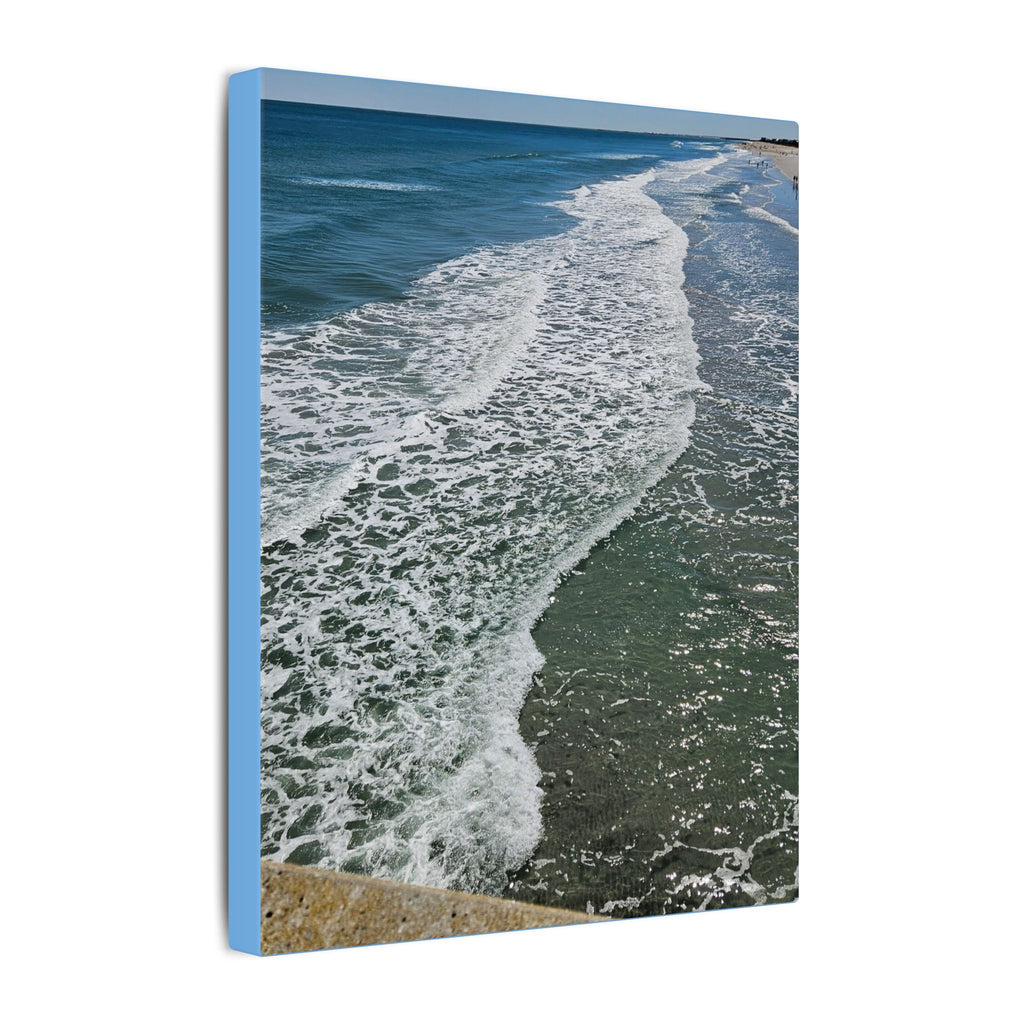 Ocean Shoreline Waves Canvas