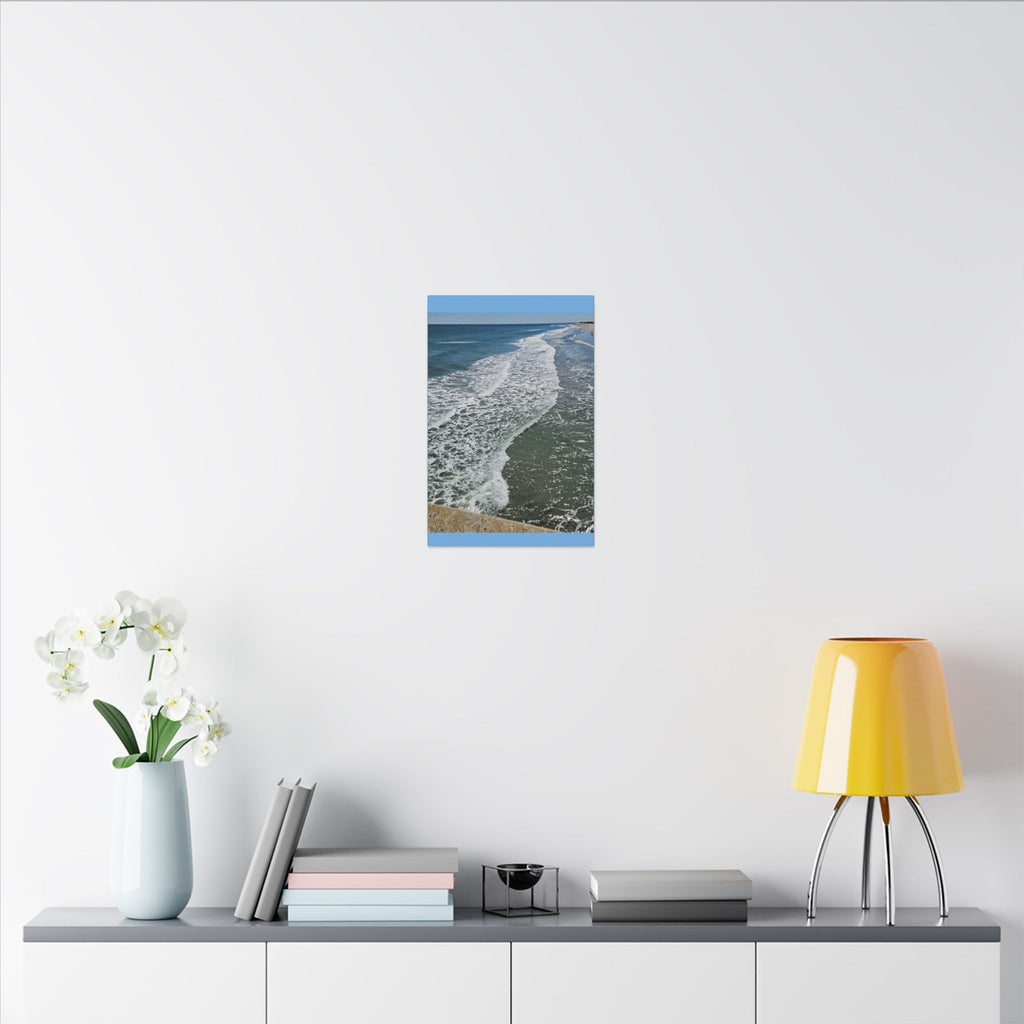 Ocean Shoreline Waves Canvas