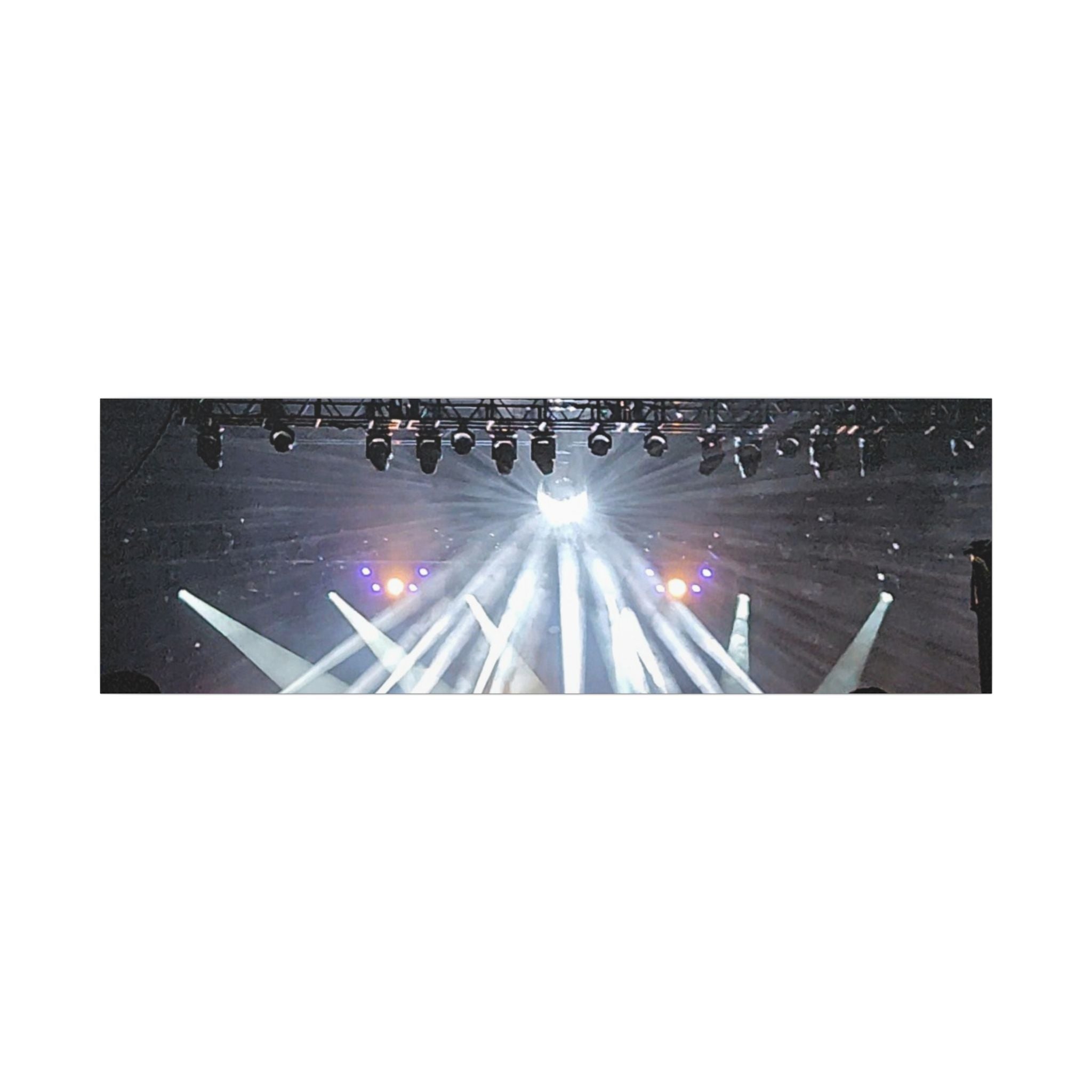 Concert Stage Lights Canvas, Matte Stretched Wall Art | Live Music