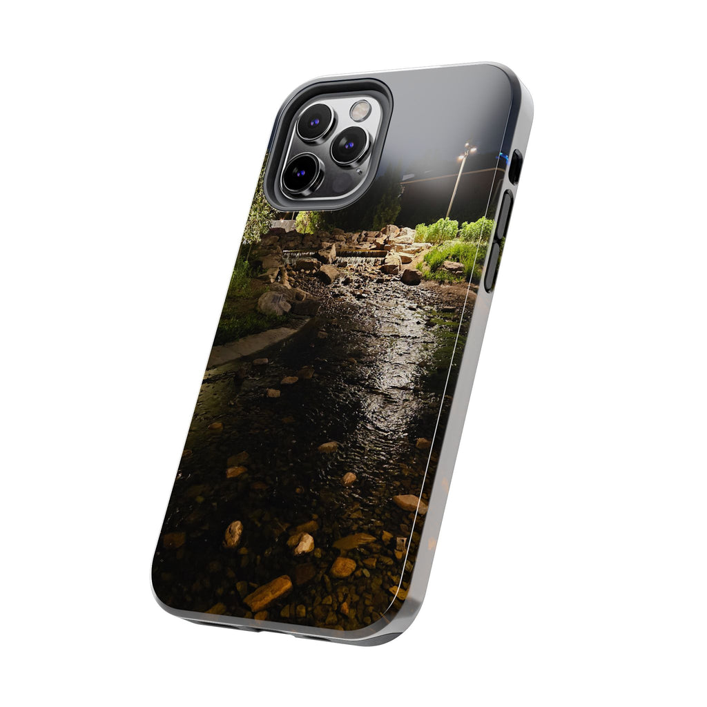 Night River Phone Case — Moody Outdoor Landscape Protective Cover
