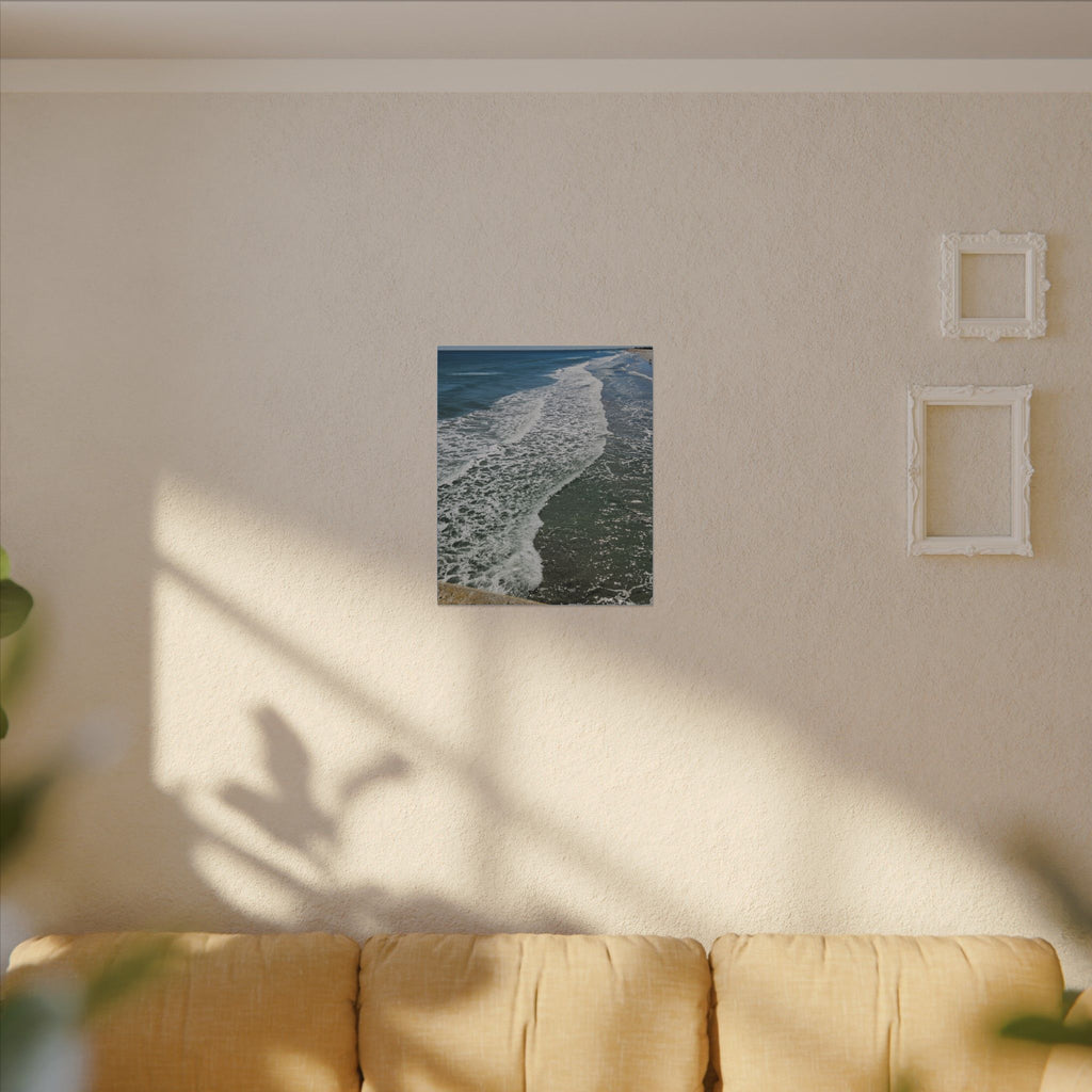 Ocean Shoreline Waves Canvas