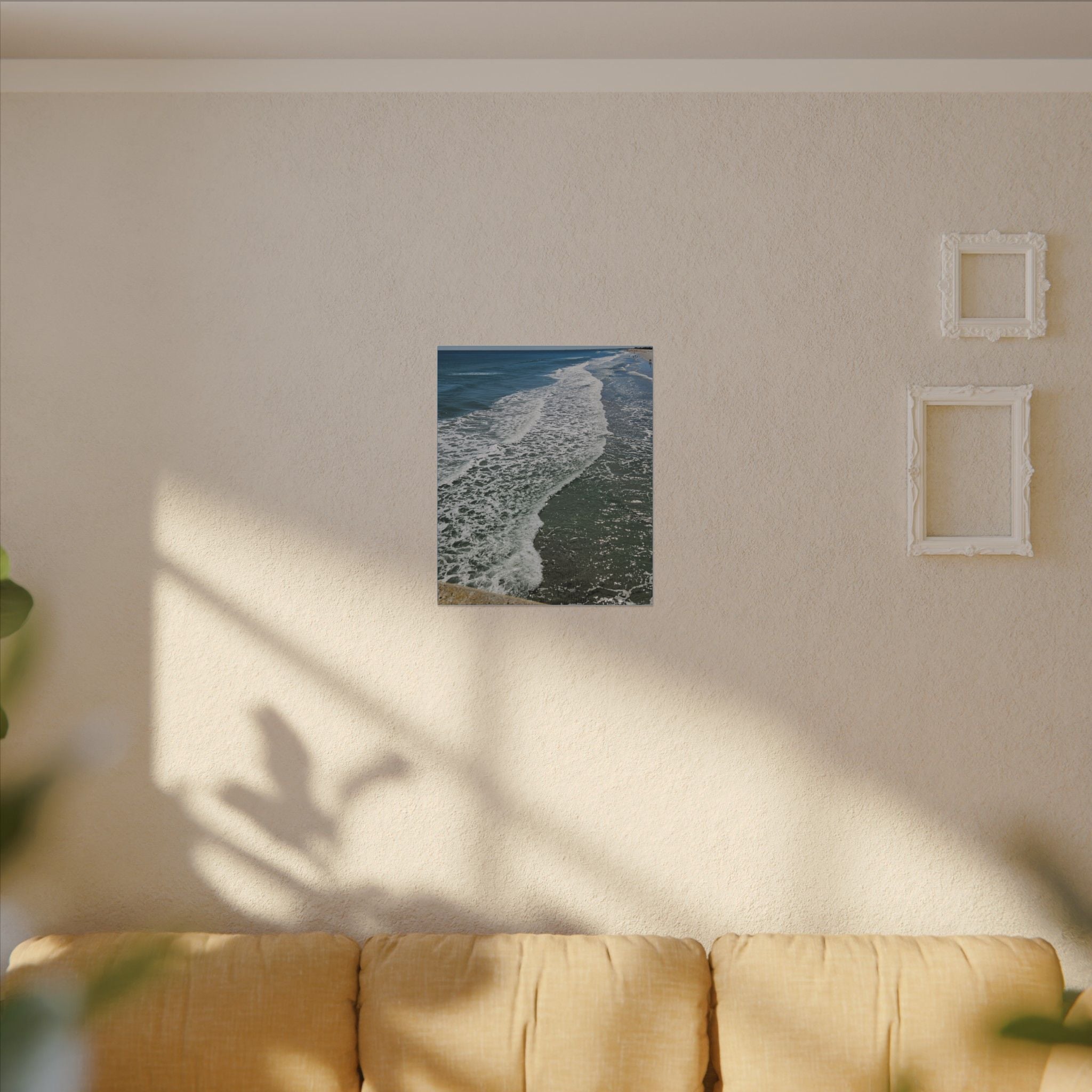 Ocean Shoreline Waves Canvas